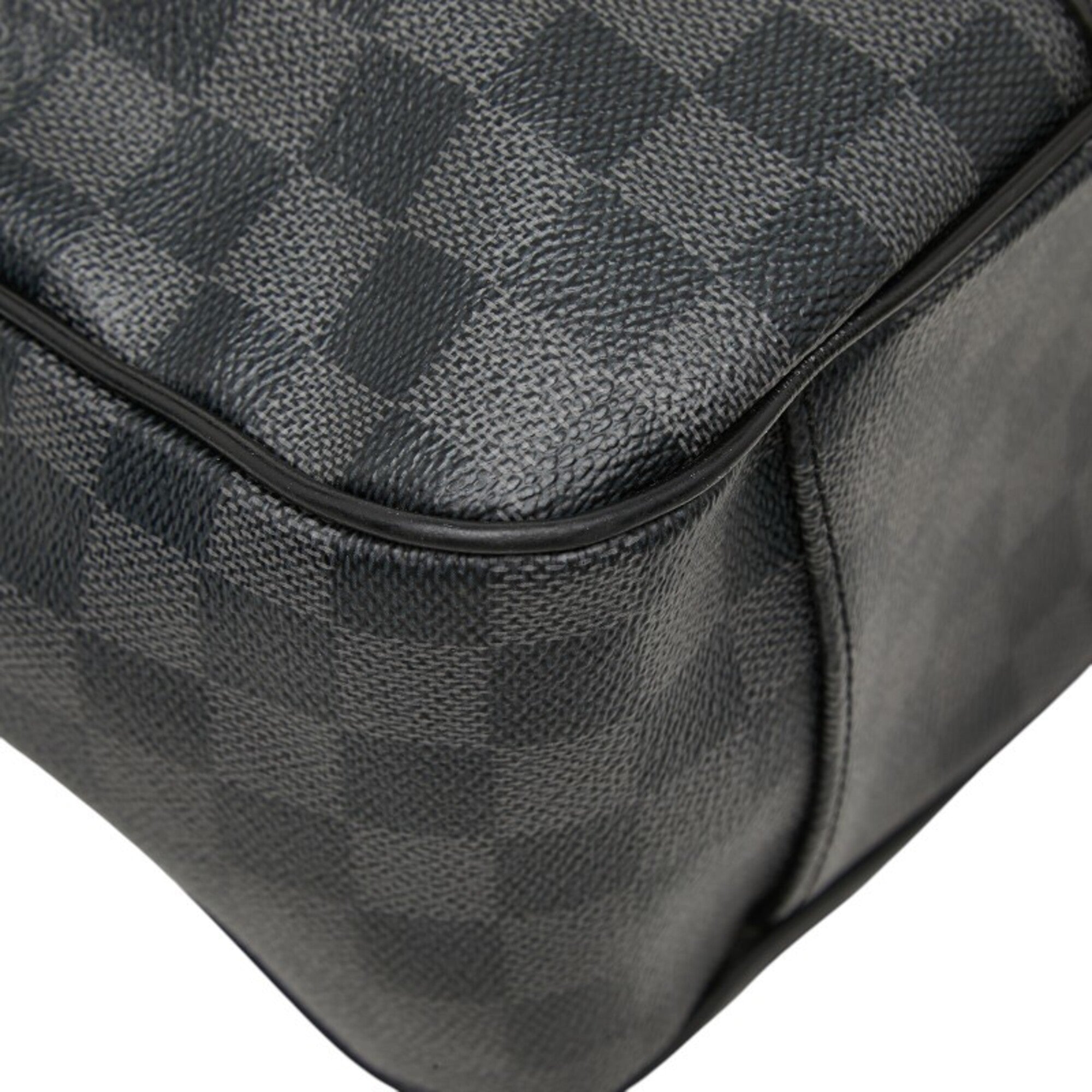 Louis Vuitton Black Pvc Leather Shoulder Bag (Pre-Owned)
