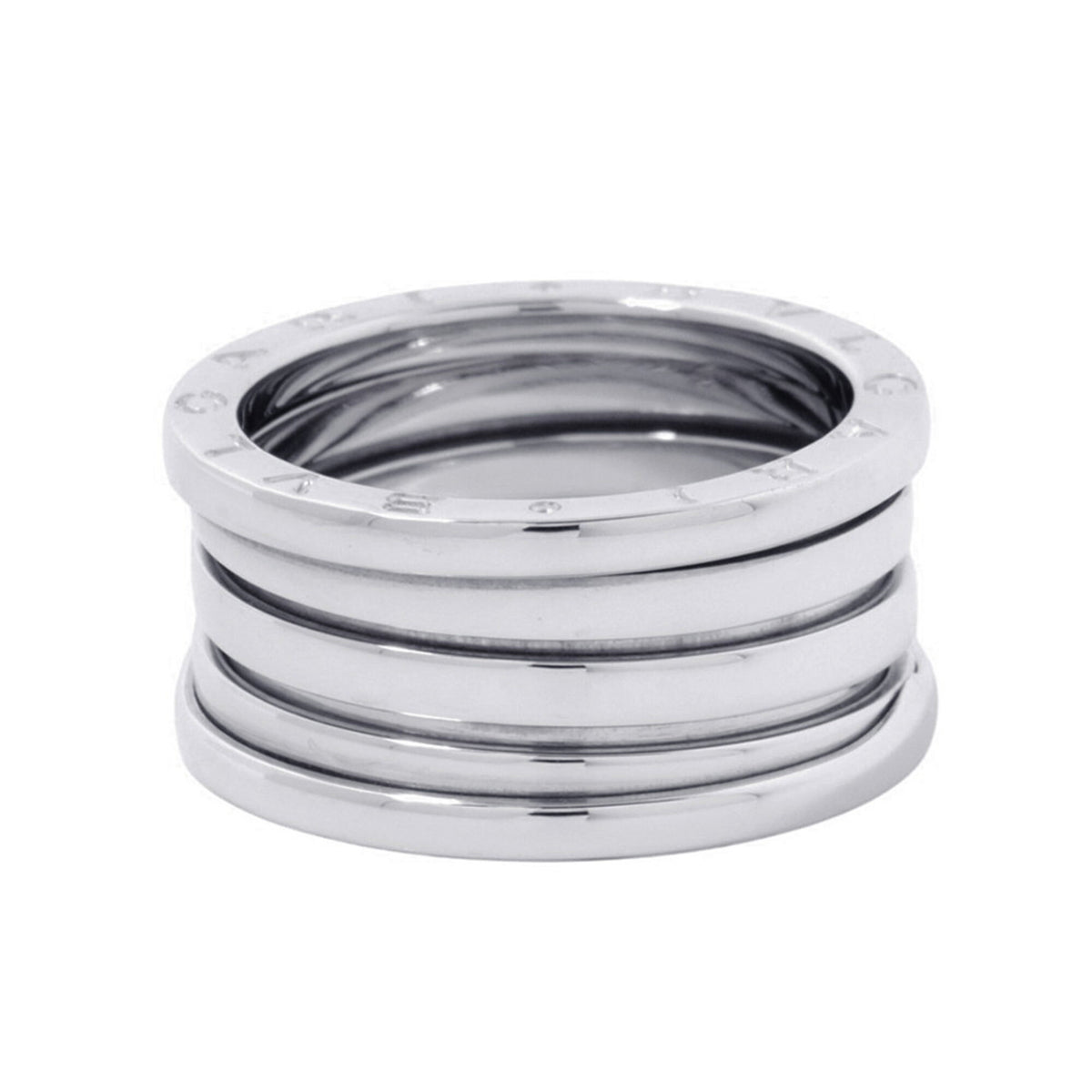 Bvlgari White Gold (18K) Band Ring (Pre-Owned)