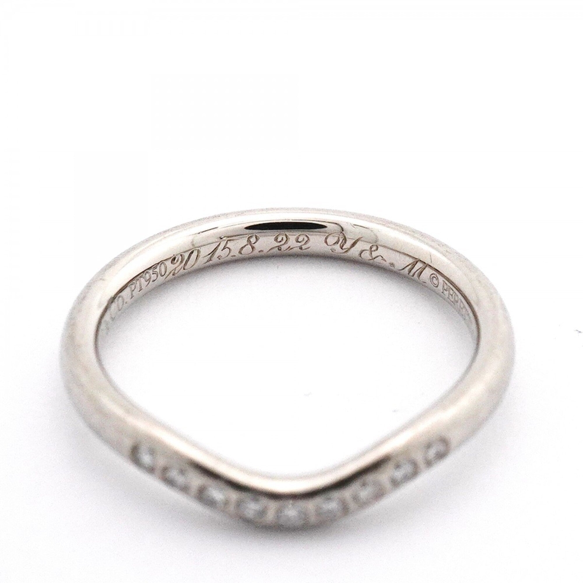 Tiffany Platinum 950 Band Ring (Pre-Owned)
