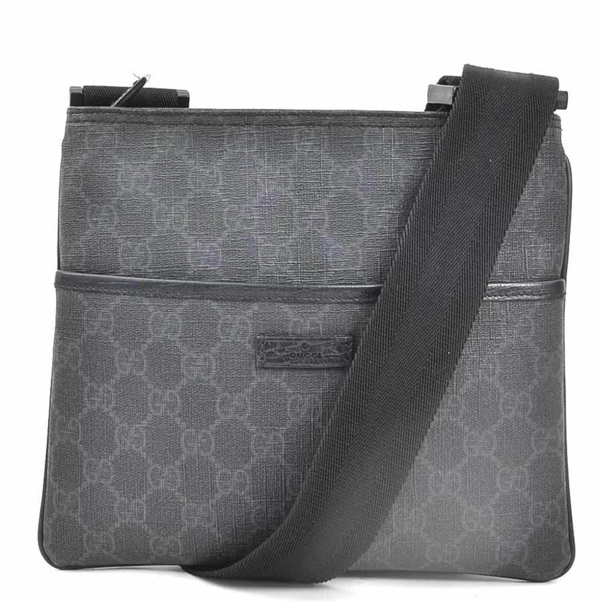 Gucci Black Gg Supreme Shoulder Bag (Pre-Owned)