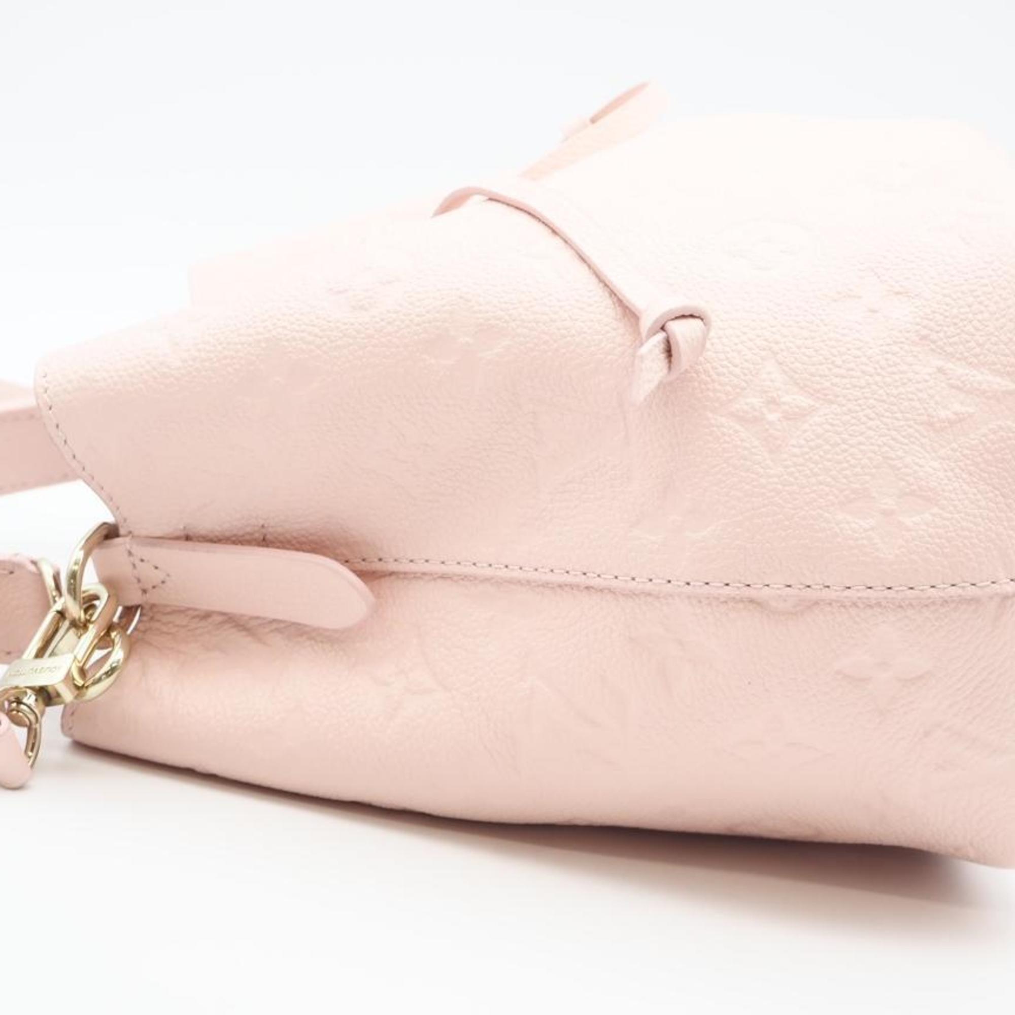 Louis Vuitton Opal Pink Leather Shoulder Bag (Pre-Owned)