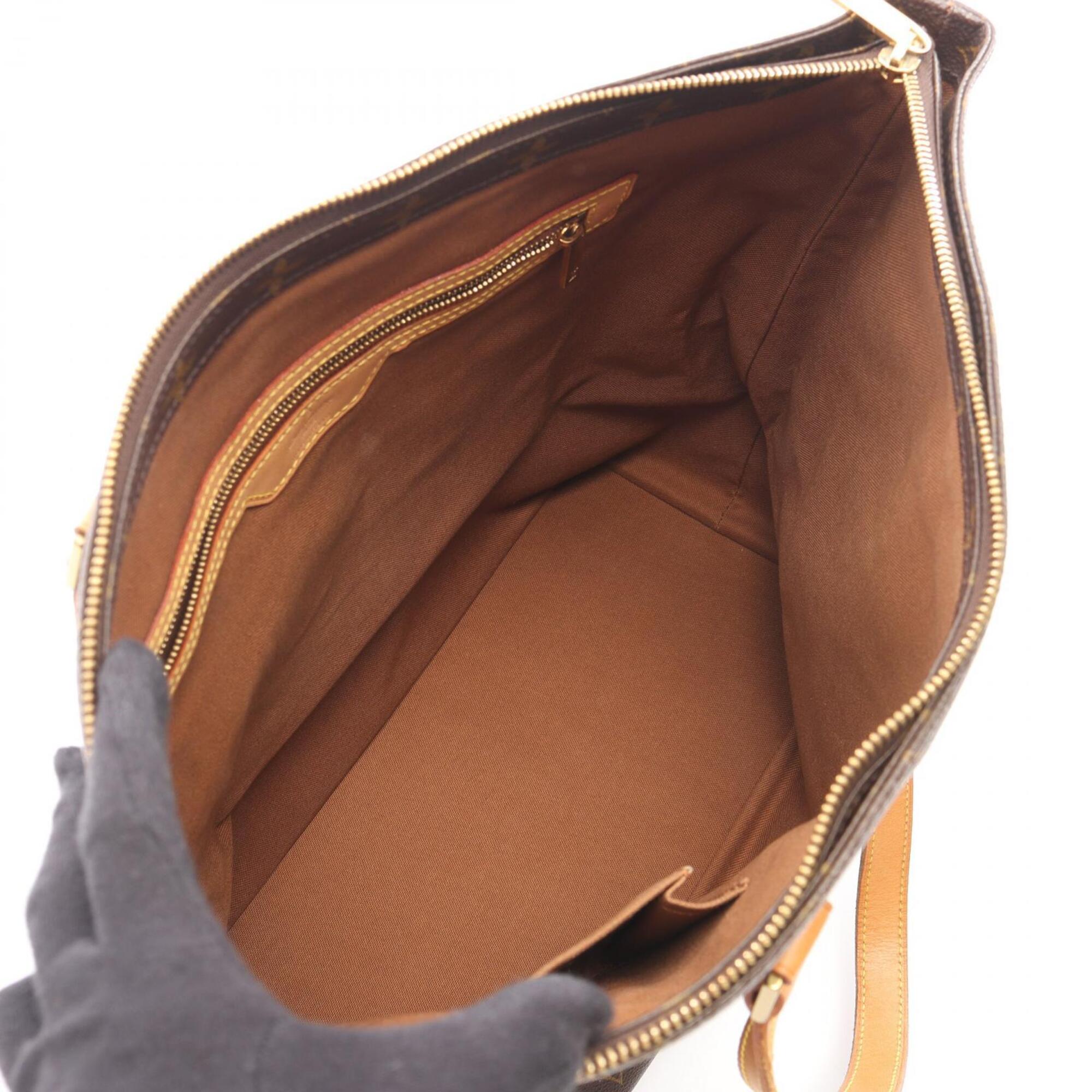 Louis Vuitton Brown Monogram Monogram Leather Handbag Tote Bag (Pre-Owned)