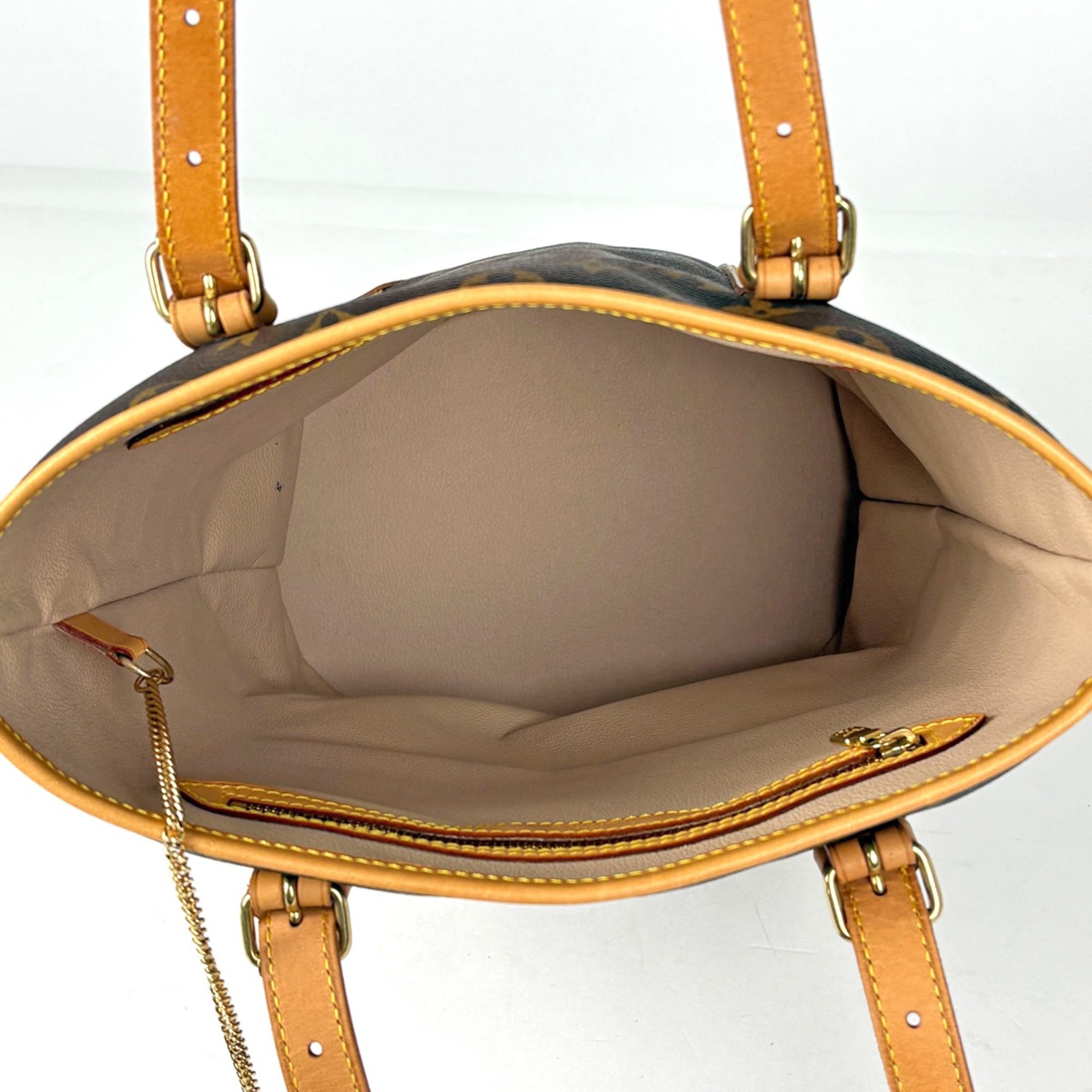 Louis Vuitton Brown Monogram Shoulder Bag Tote Bag (Pre-Owned)
