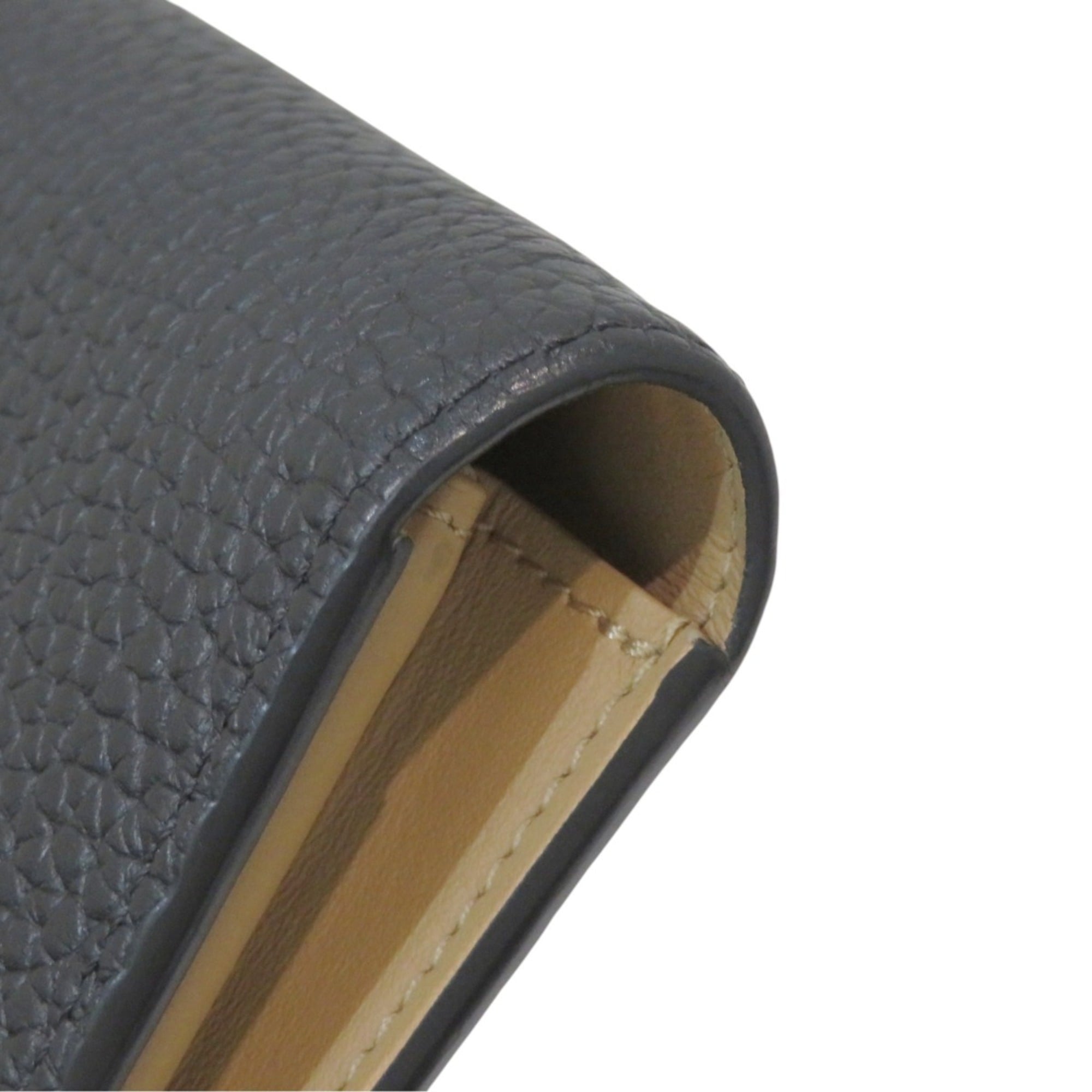 Louis Vuitton Black Leather Coin Purse/Coin Case (Pre-Owned)