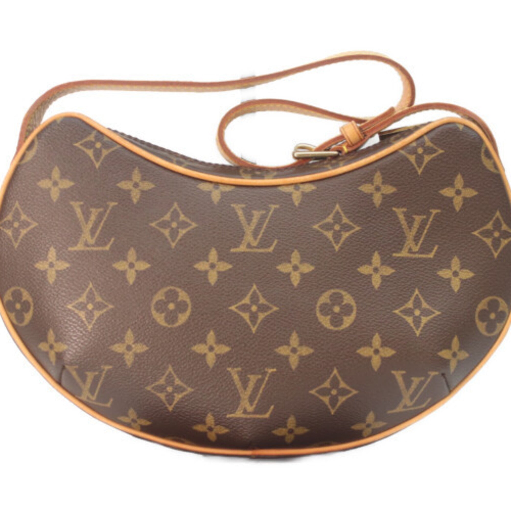 Louis Vuitton Beige Monogram Pochette Shoulder Bag (Pre-Owned)