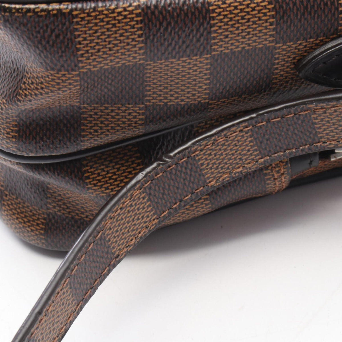 Louis Vuitton Black Brown Multi-Color Coated Canvas Leather Handbag Shoulder Bag (Pre-Owned)