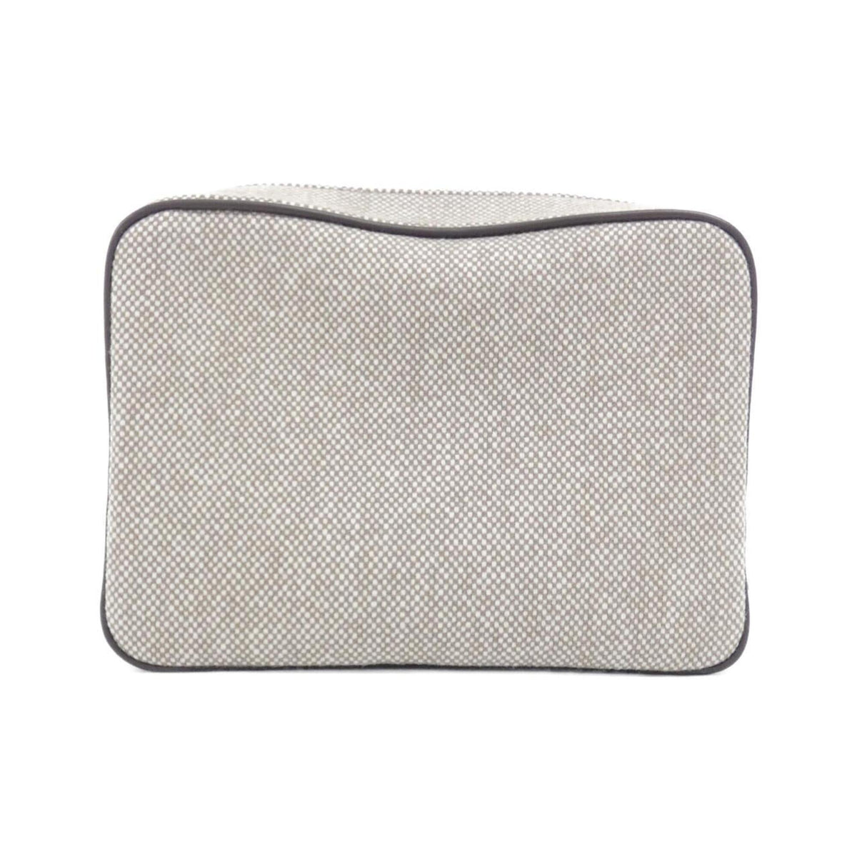 Hermes Brown Wool Handbag Pouch (Pre-Owned)
