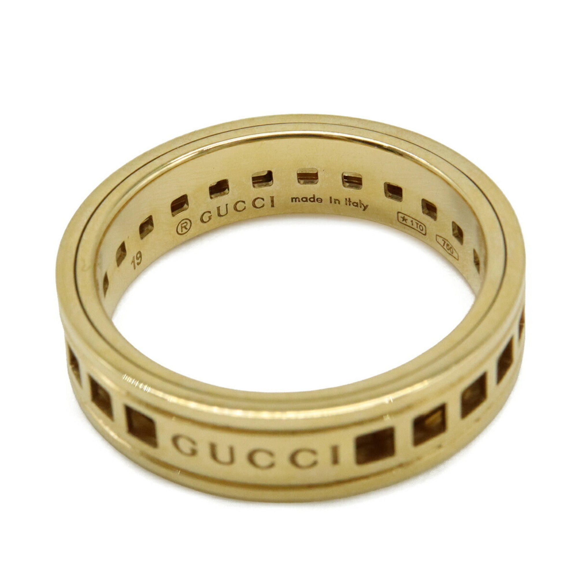 Gucci Gold Yellow Gold (18K) Band Ring (Pre-Owned)