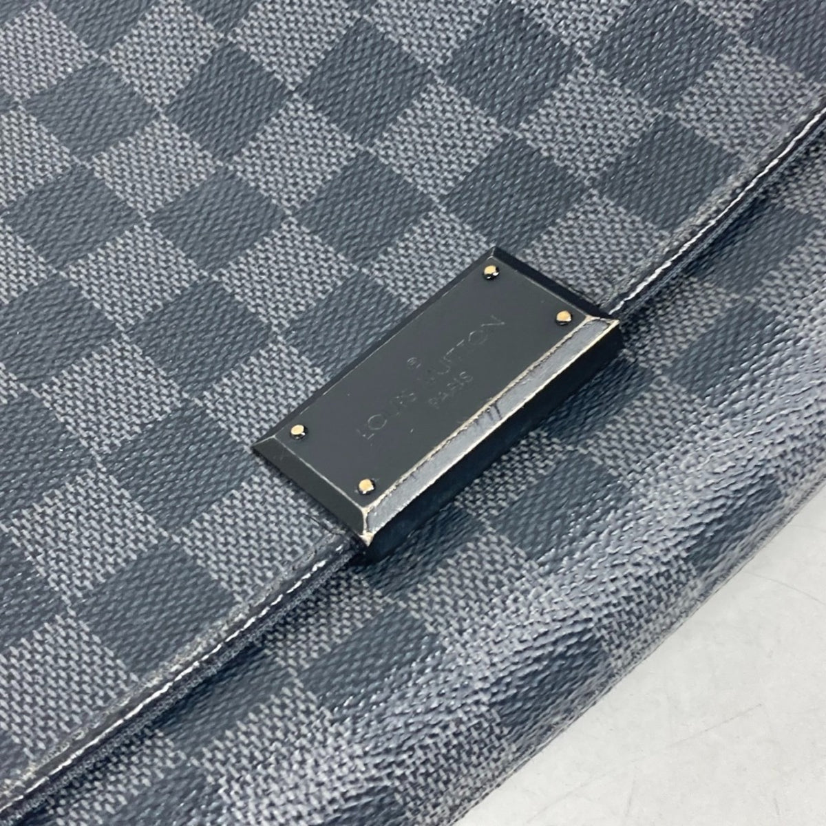 Louis Vuitton Black Damier Graphite Shoulder Bag (Pre-Owned)