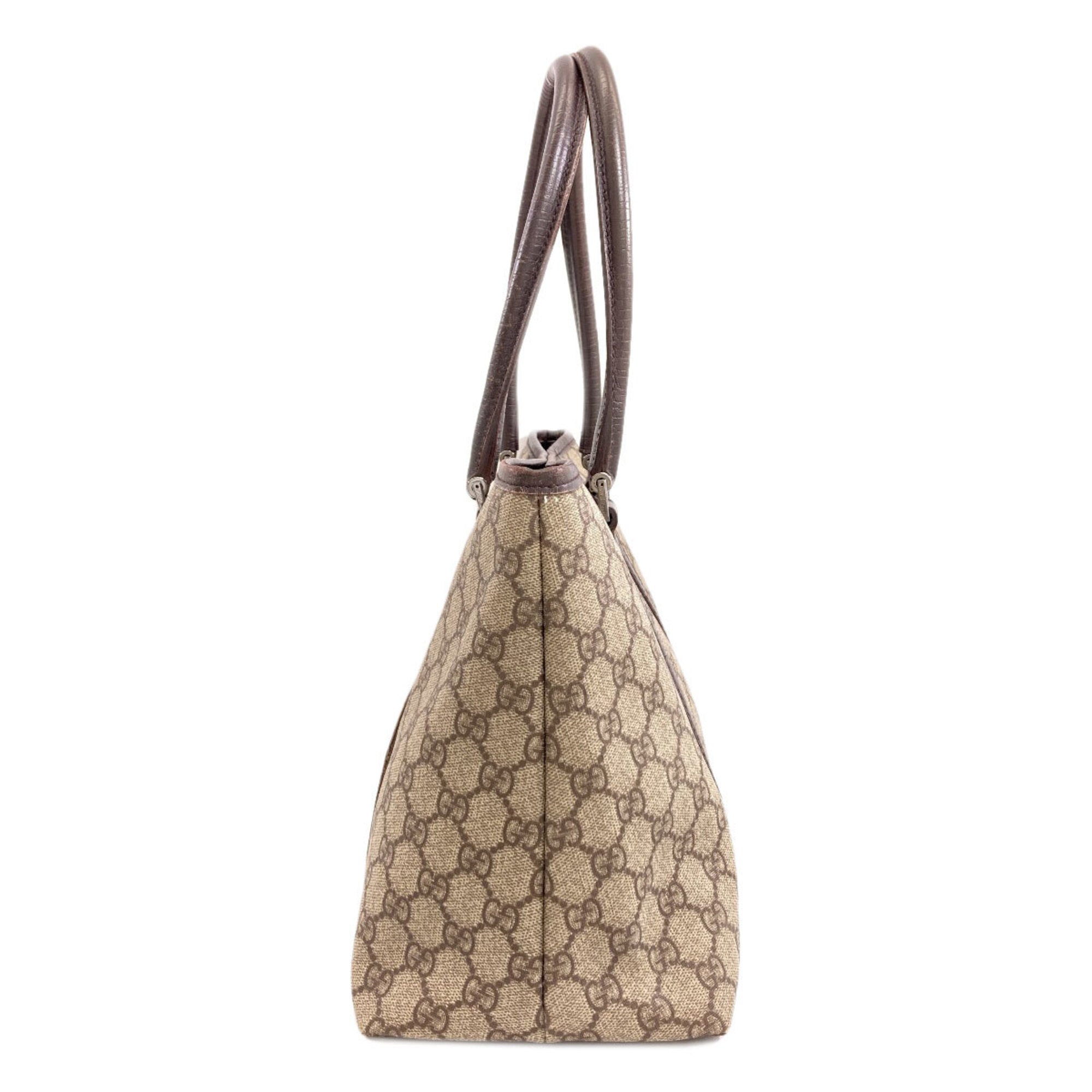 Gucci Brown Pvc Tote Bag (Pre-Owned)