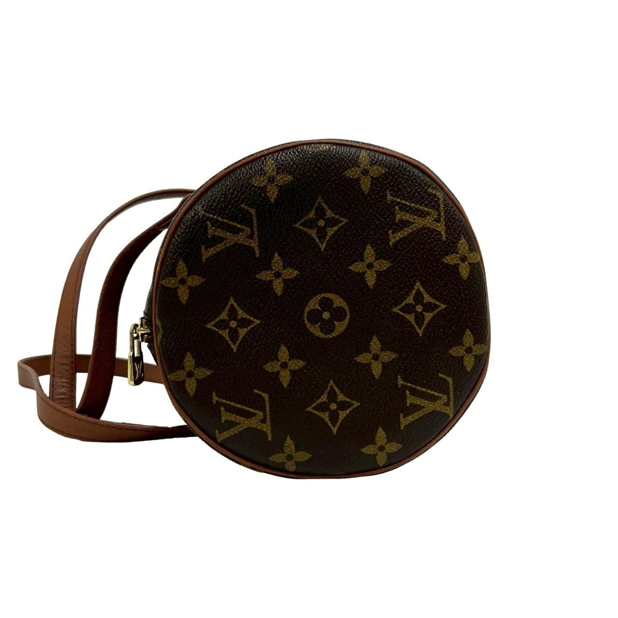 Louis Vuitton Brown Pvc Leather Boston Bag Handbag (Pre-Owned)