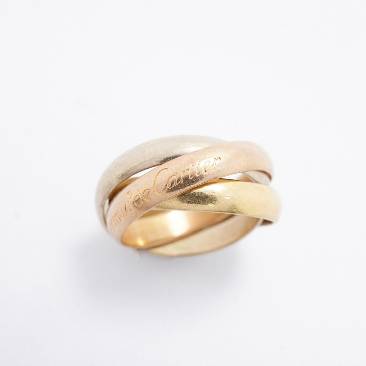 Cartier Yellow Gold (18K) Pink Gold (18K) White Gold (18K) Band Ring (Pre-Owned)