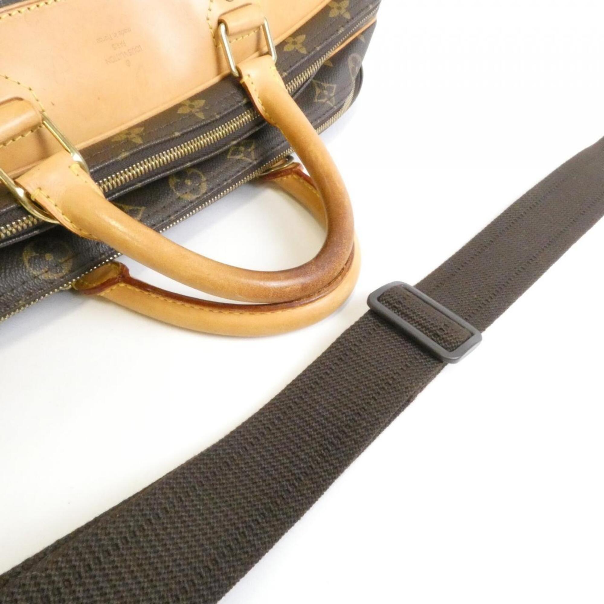 Louis Vuitton Monogram Marron Coated Canvas Boston Bag (Pre-Owned)