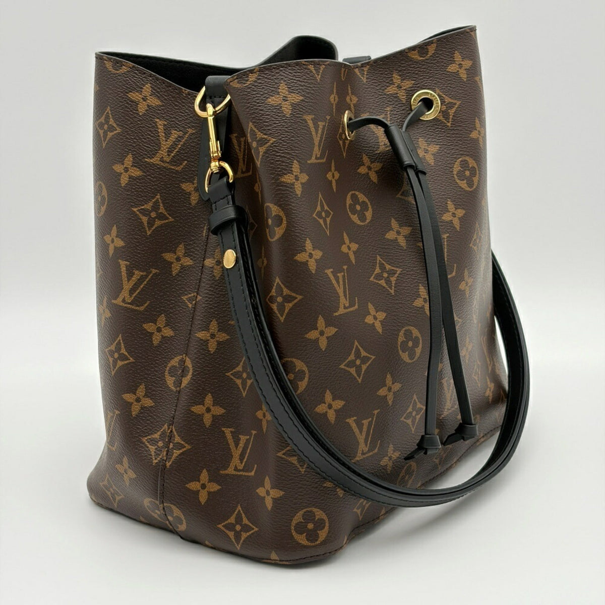 Louis Vuitton Monogram Noir Monogram Canvas Leather Shoulder Bag (Pre-Owned)