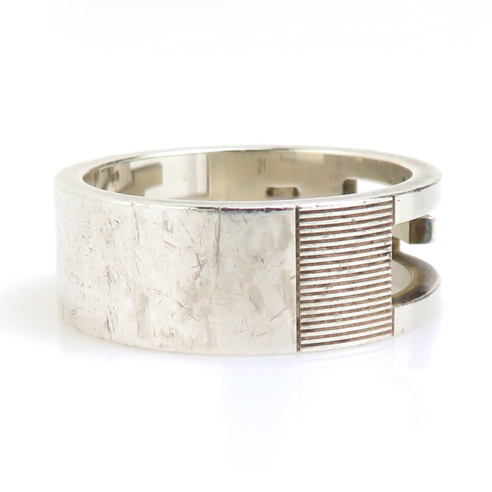 Gucci Silver Silver 925 Band Ring (Pre-Owned)