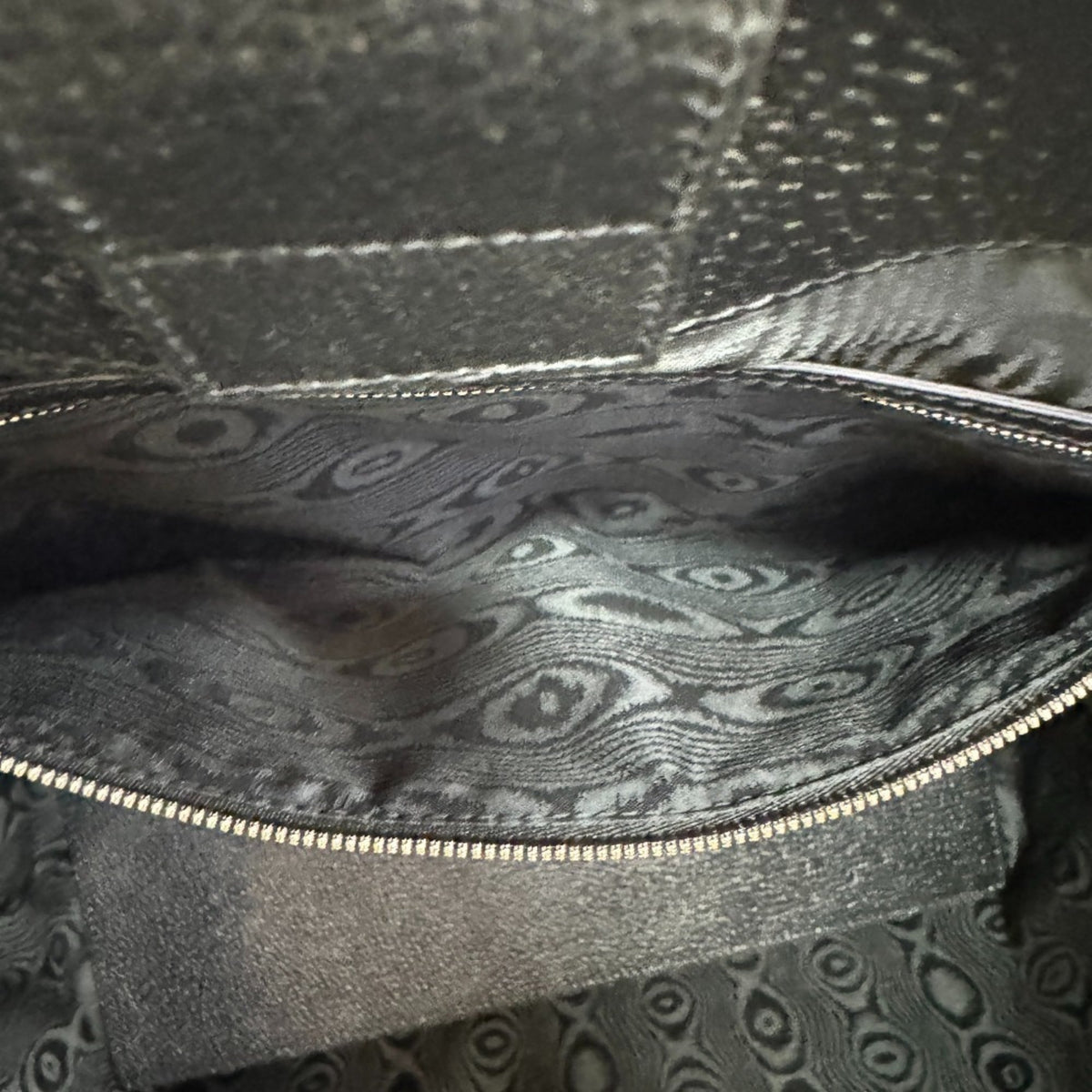 Gucci Black Canvas Leather Tote Bag (Pre-Owned)