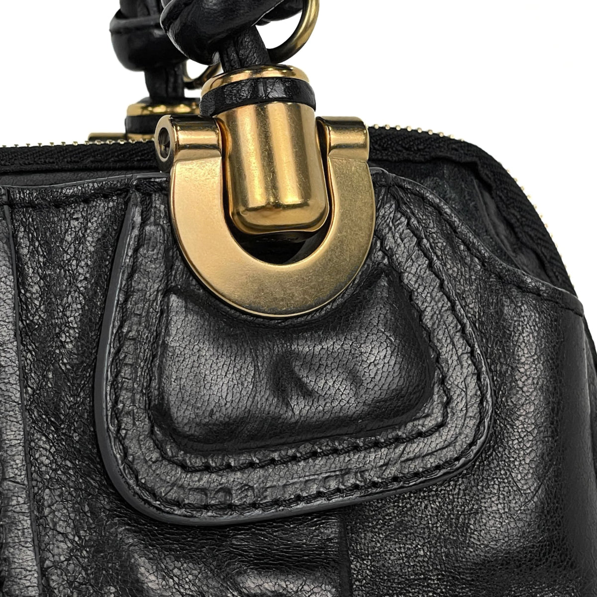Chloé Black Leather Handbag (Pre-Owned)