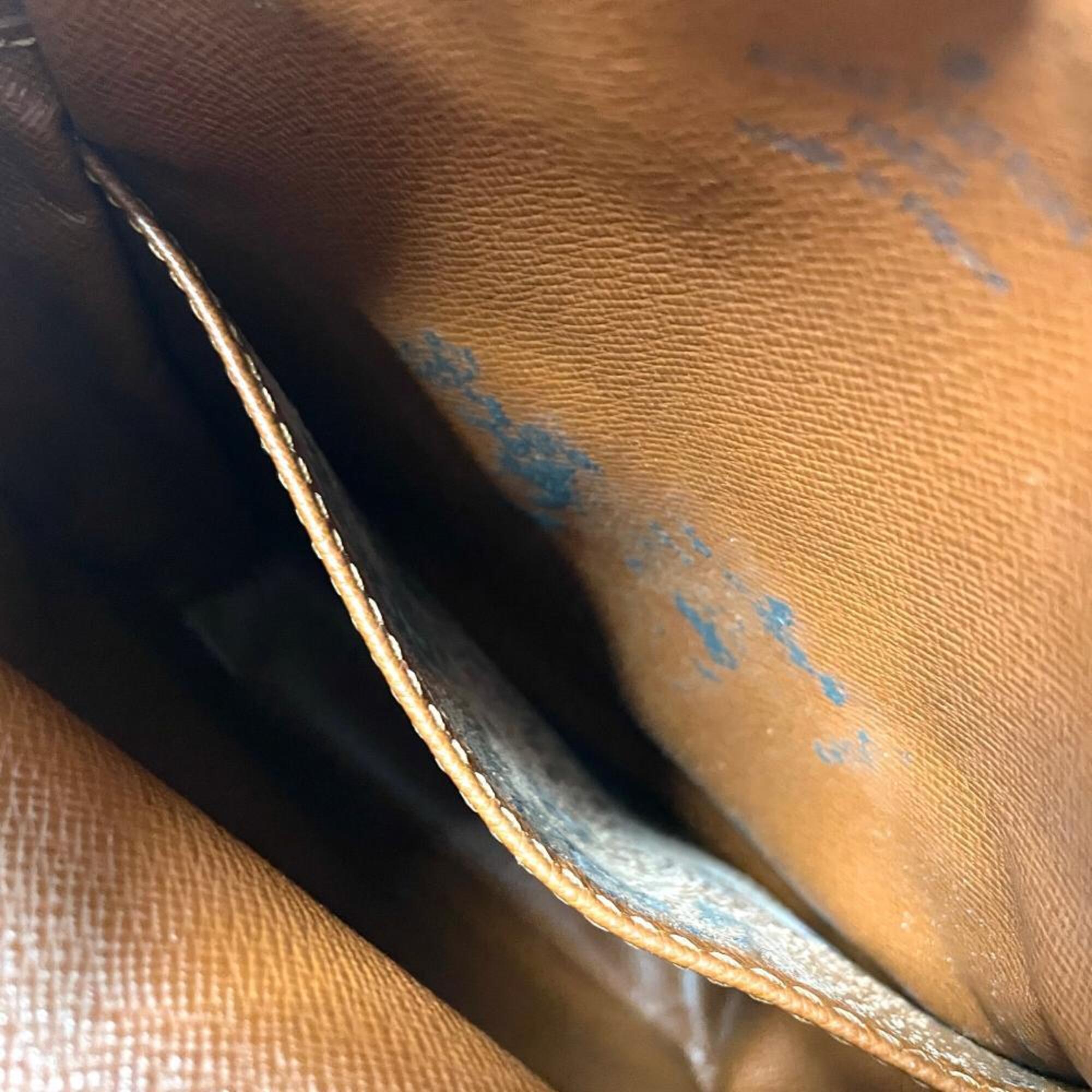 Louis Vuitton Brown Monogram Canvas Shoulder Bag (Pre-Owned)