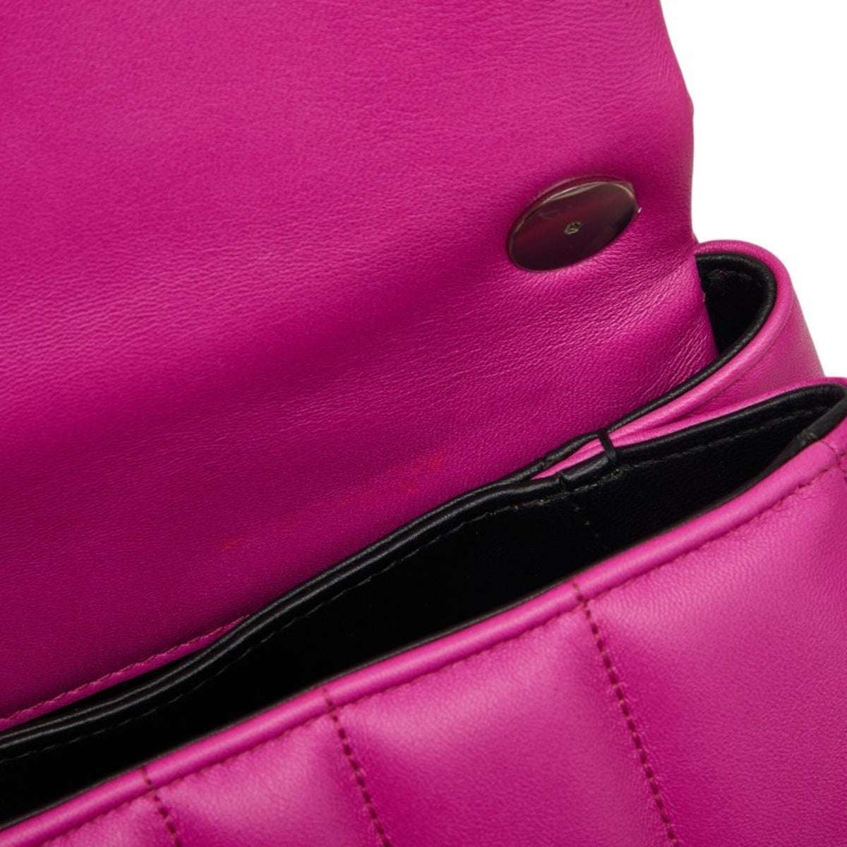 Bvlgari Pink Leather Handbag Shoulder Bag (Pre-Owned)