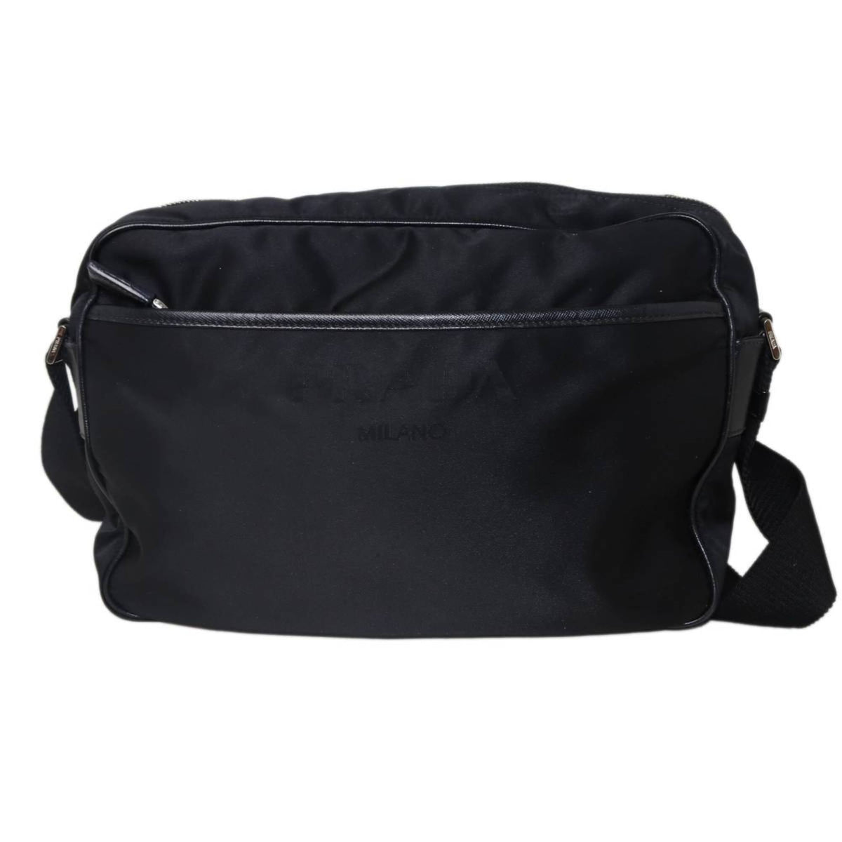 Prada Black Nylon Shoulder Bag (Pre-Owned)