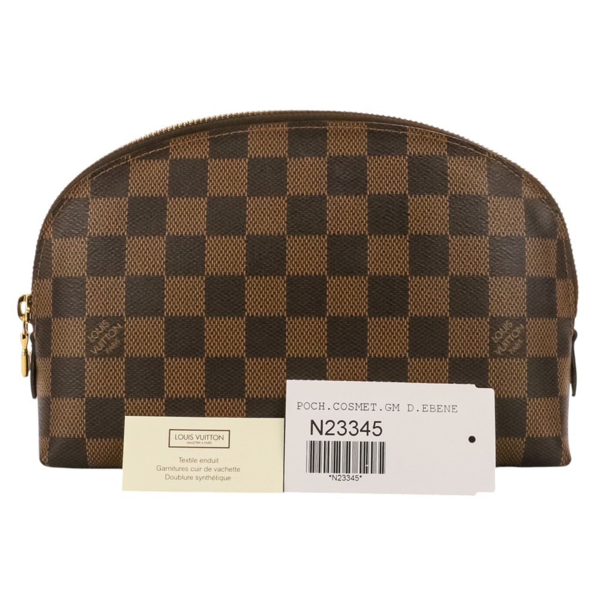 Louis Vuitton Brown Damier Canvas Handbag Pochette Pouch (Pre-Owned)