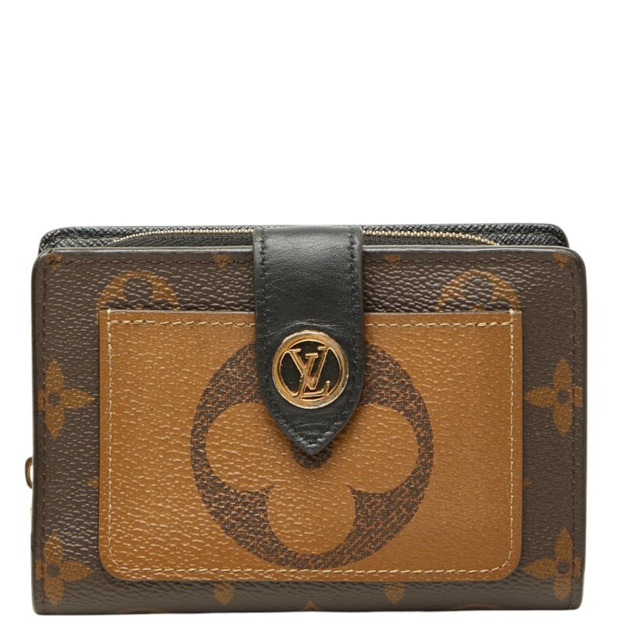 Louis Vuitton Monogram Brown Marron Pvc Leather Wallet (Bi-Fold) (Pre-Owned)