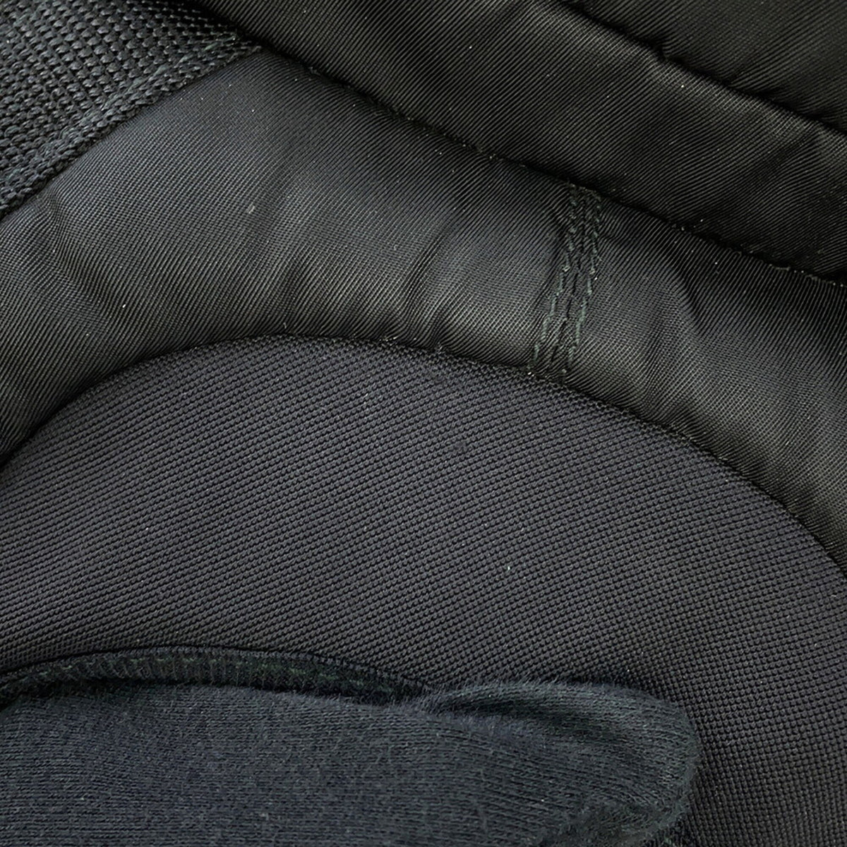 Prada Black Khaki Nylon Rubber Backpack (Pre-Owned)