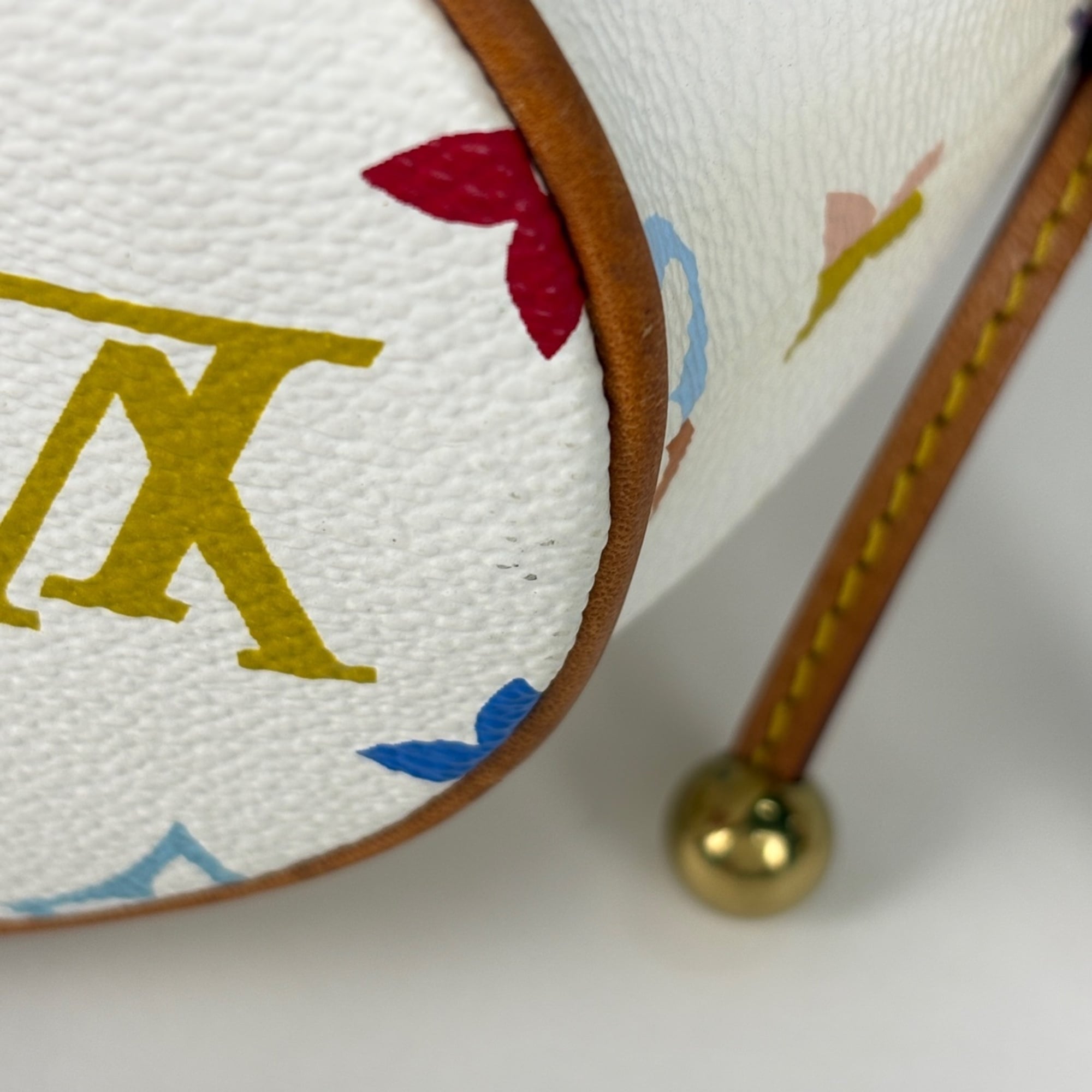 Louis Vuitton Monogram Multicolore Blanc White Monogram Multicolore Handbag (Pre-Owned)