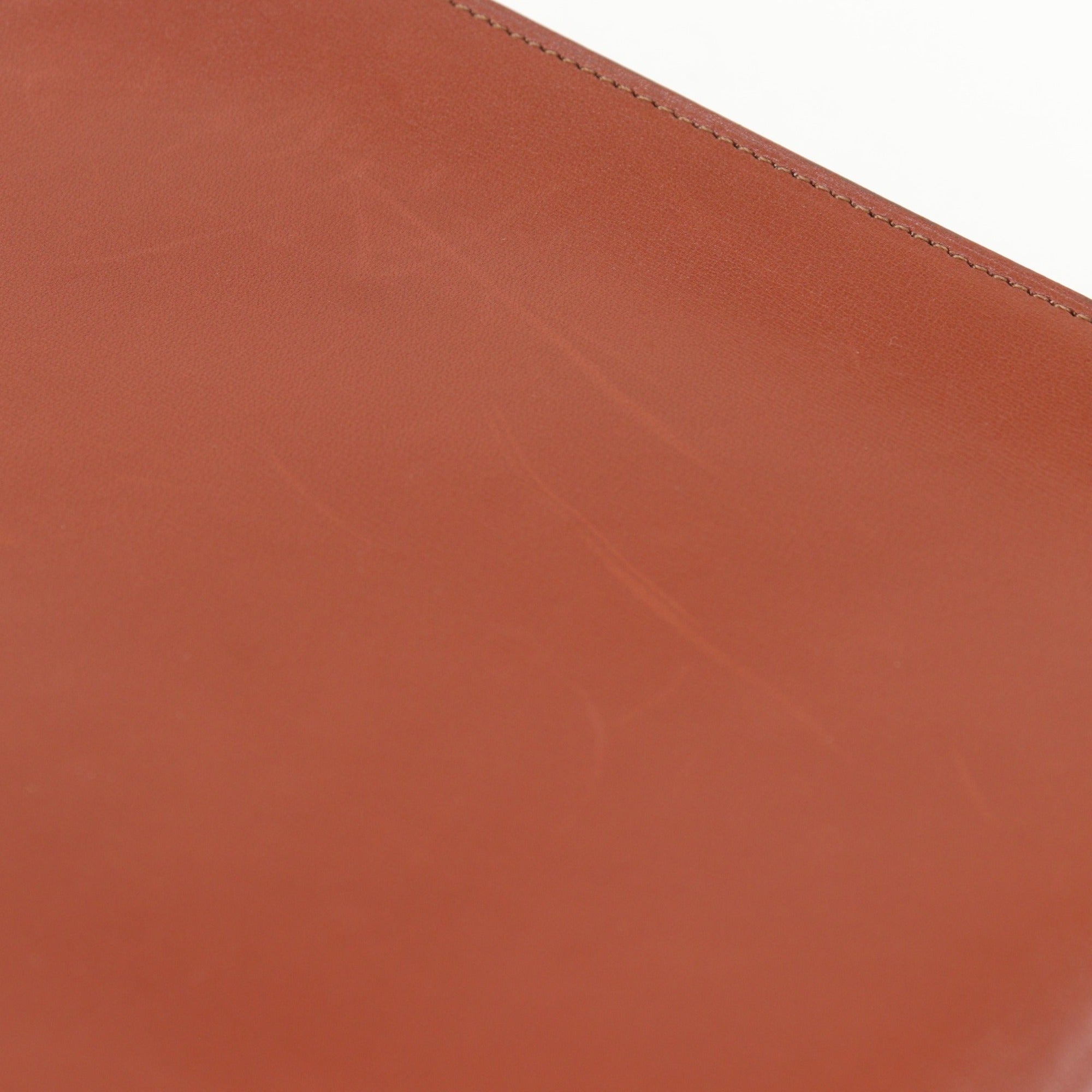 Hermes Brown Red Color Box Calf Leather Shoulder Bag (Pre-Owned)