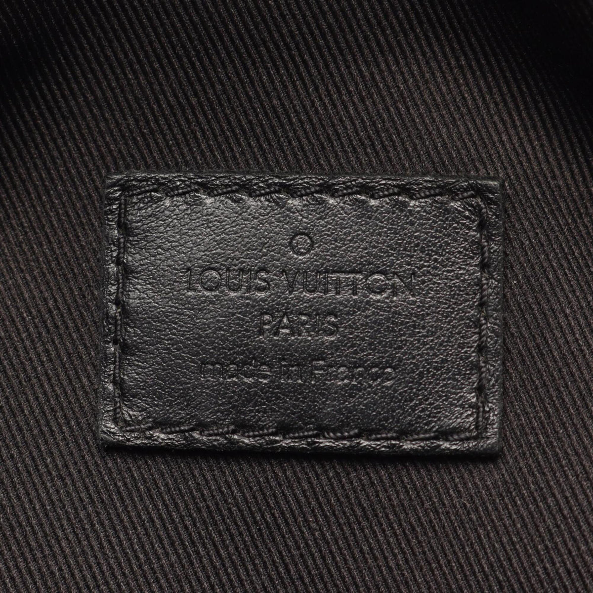 Louis Vuitton Black Gray Multi-Color Coated Canvas Leather Fanny Pack (Pre-Owned)