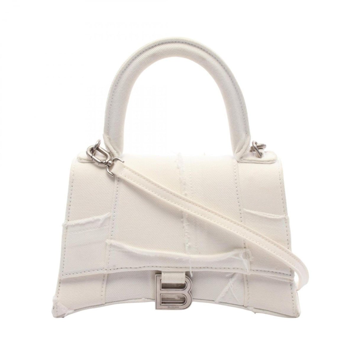 Balenciaga White Denim Handbag (Pre-Owned)