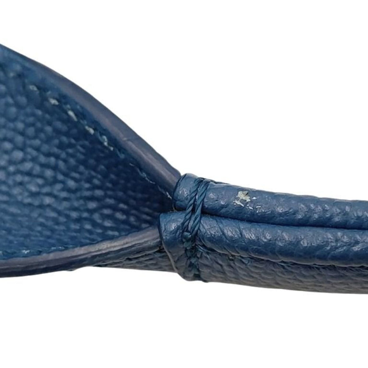 Tod's Blue Leather Handbag Tote Bag (Pre-Owned)