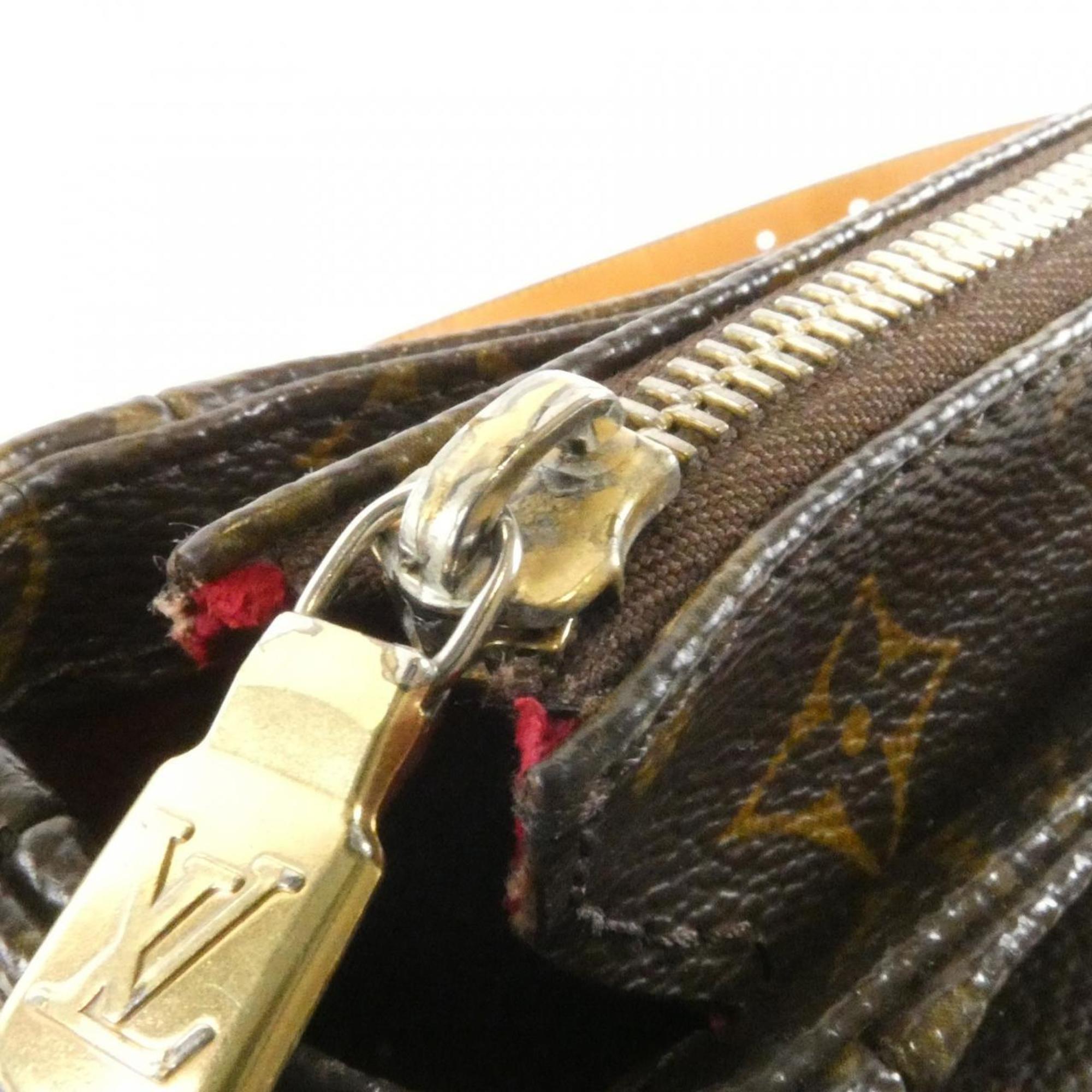 Louis Vuitton Brown Coated Canvas Shoulder Bag (Pre-Owned)
