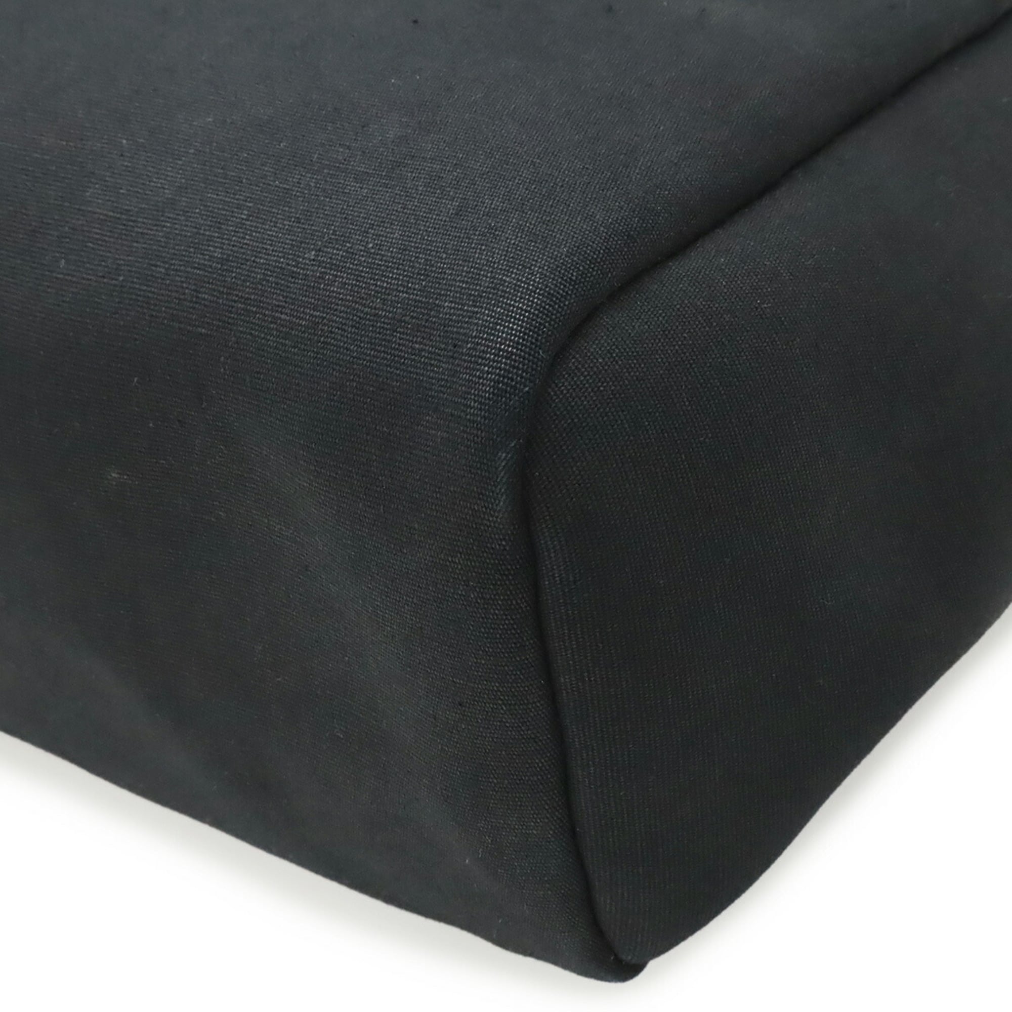 Hermes Black Toile Officier Backpack Handbag (Pre-Owned)