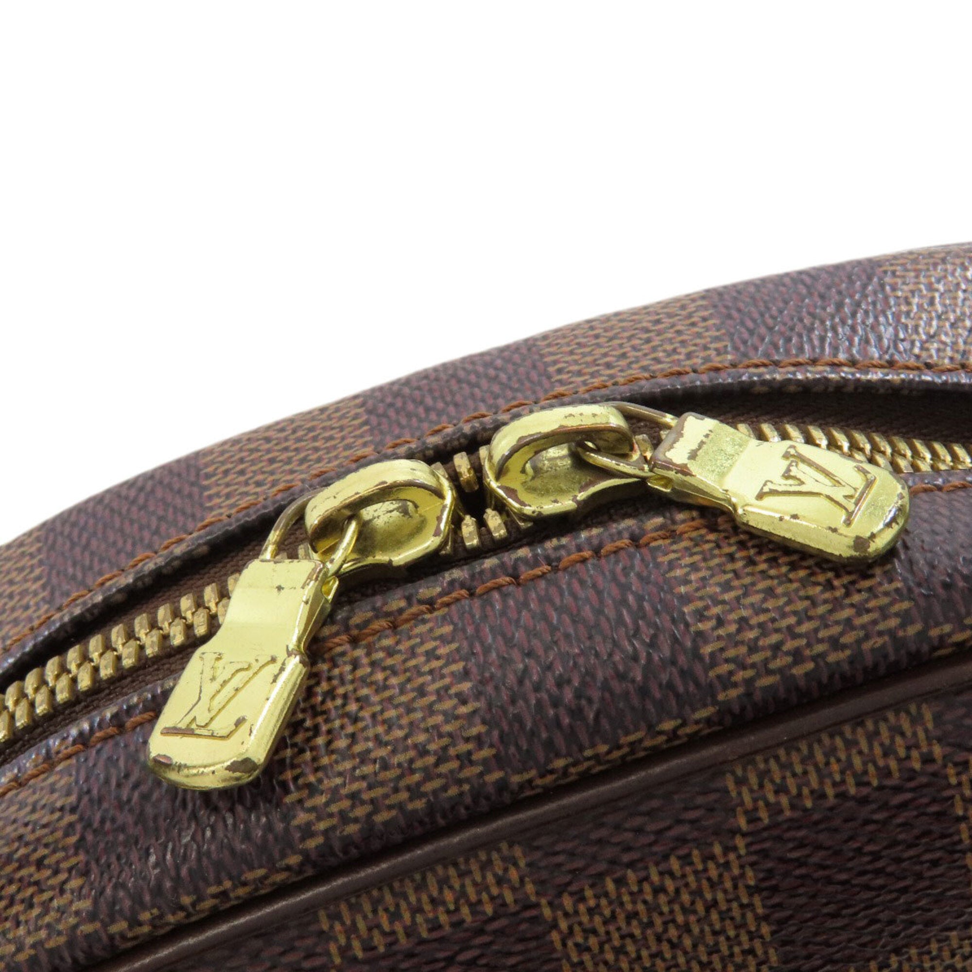 Louis Vuitton Damier Damier Canvas Ebene Damier Canvas Shoulder Bag (Pre-Owned)