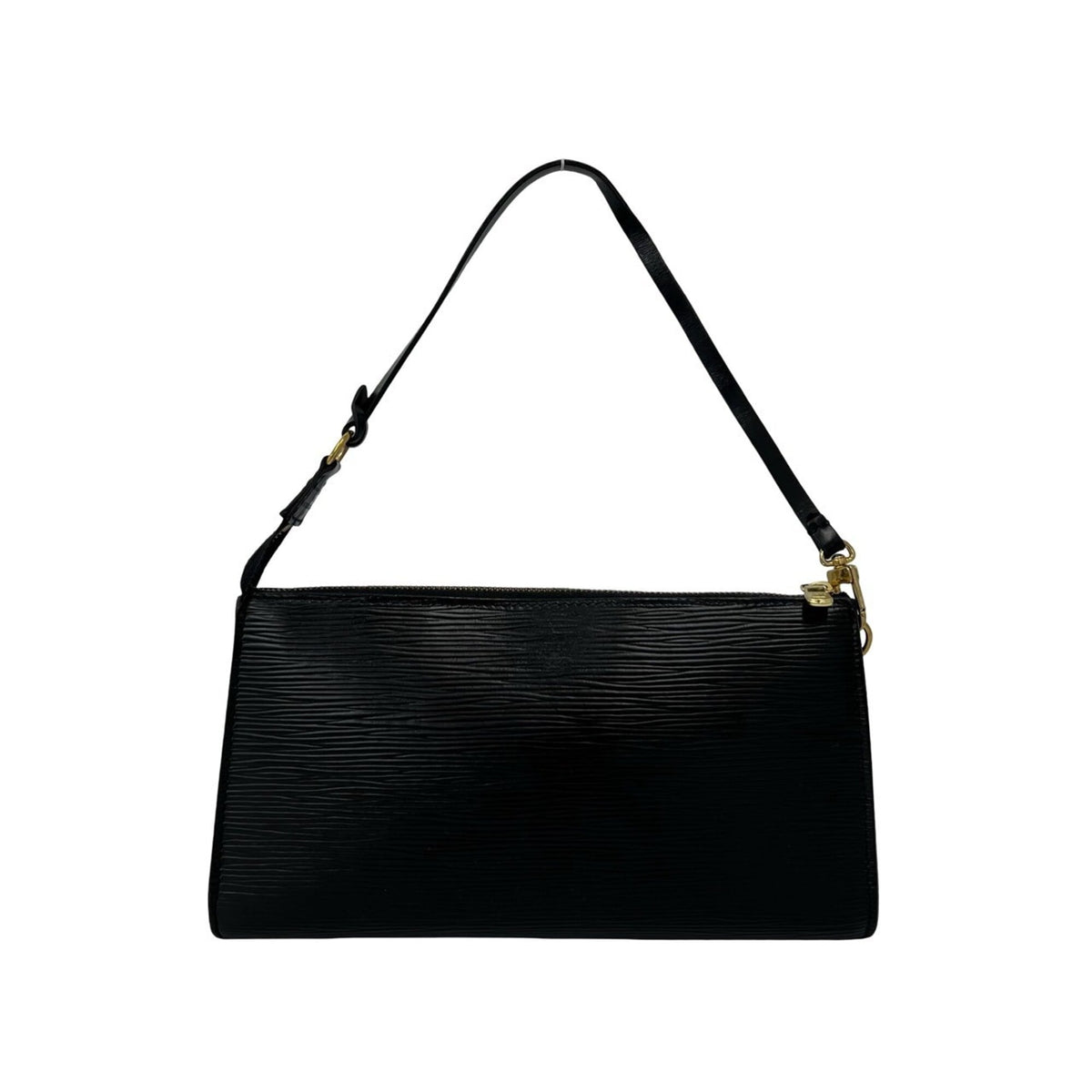 Louis Vuitton Black Leather Handbag Pouch (Pre-Owned)