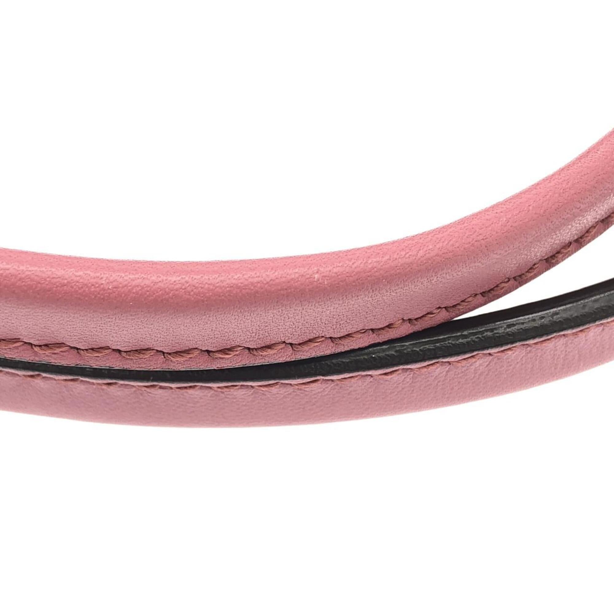 Gucci Pink Micro Gg Leather Handbag (Pre-Owned)