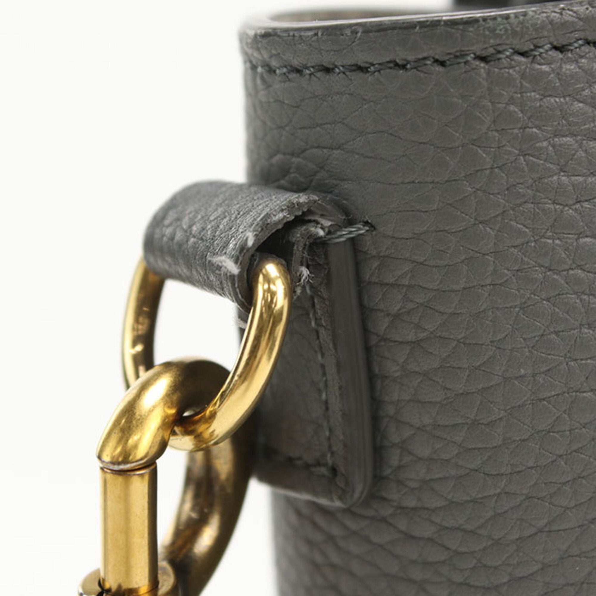 Celine Gray Leather Tote Bag (Pre-Owned)