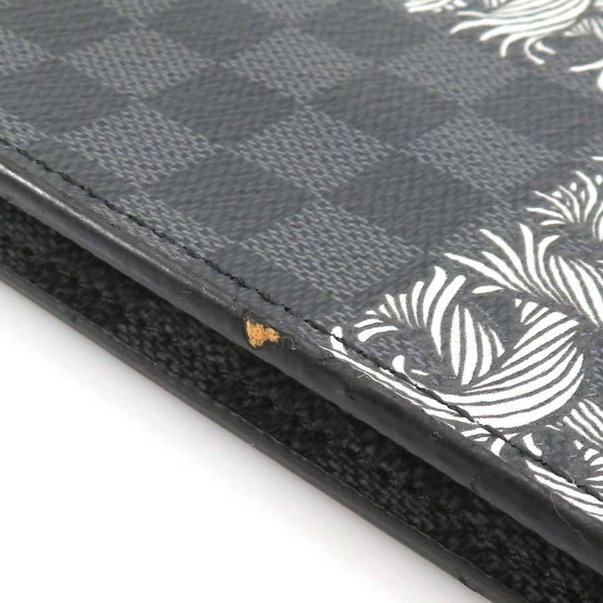 Louis Vuitton Black Damier Graphite Clutch Bag Pochette (Pre-Owned)