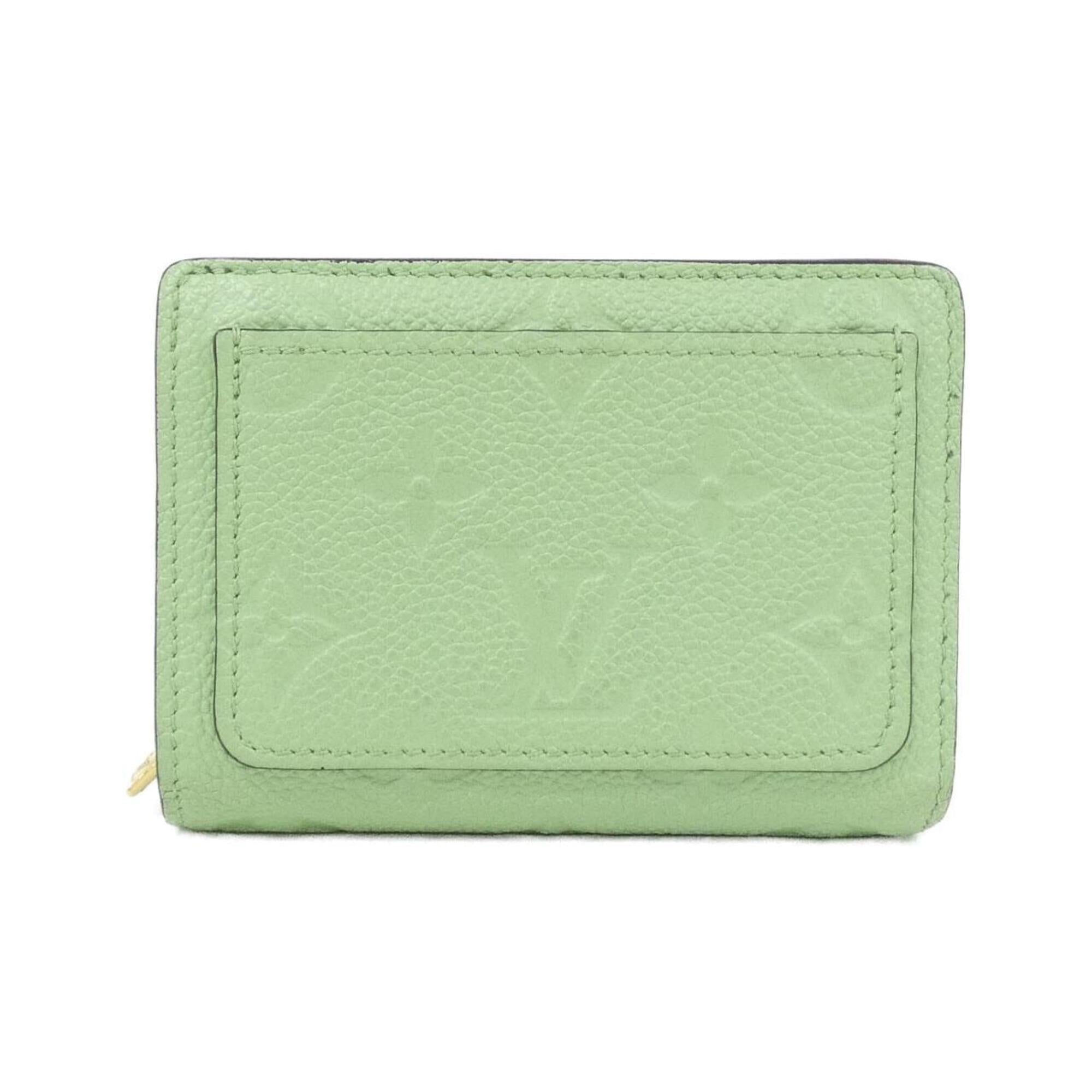 Louis Vuitton Green Leather Wallet (Bi-Fold) (Pre-Owned)