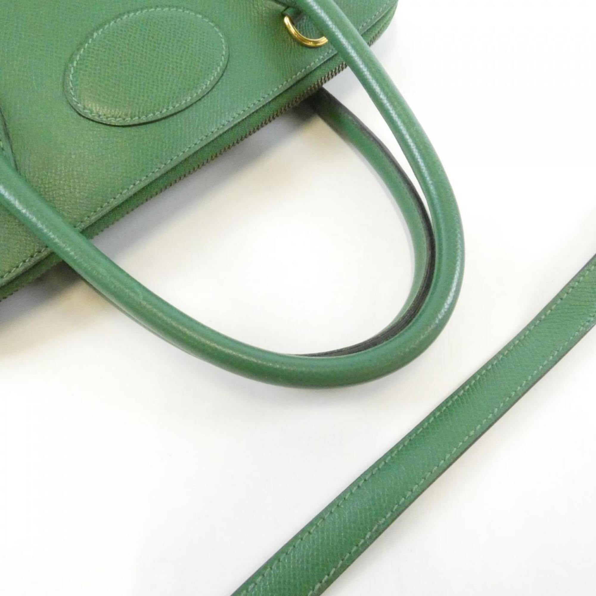 Hermes Green Vert Courchevel Leather Handbag (Pre-Owned)