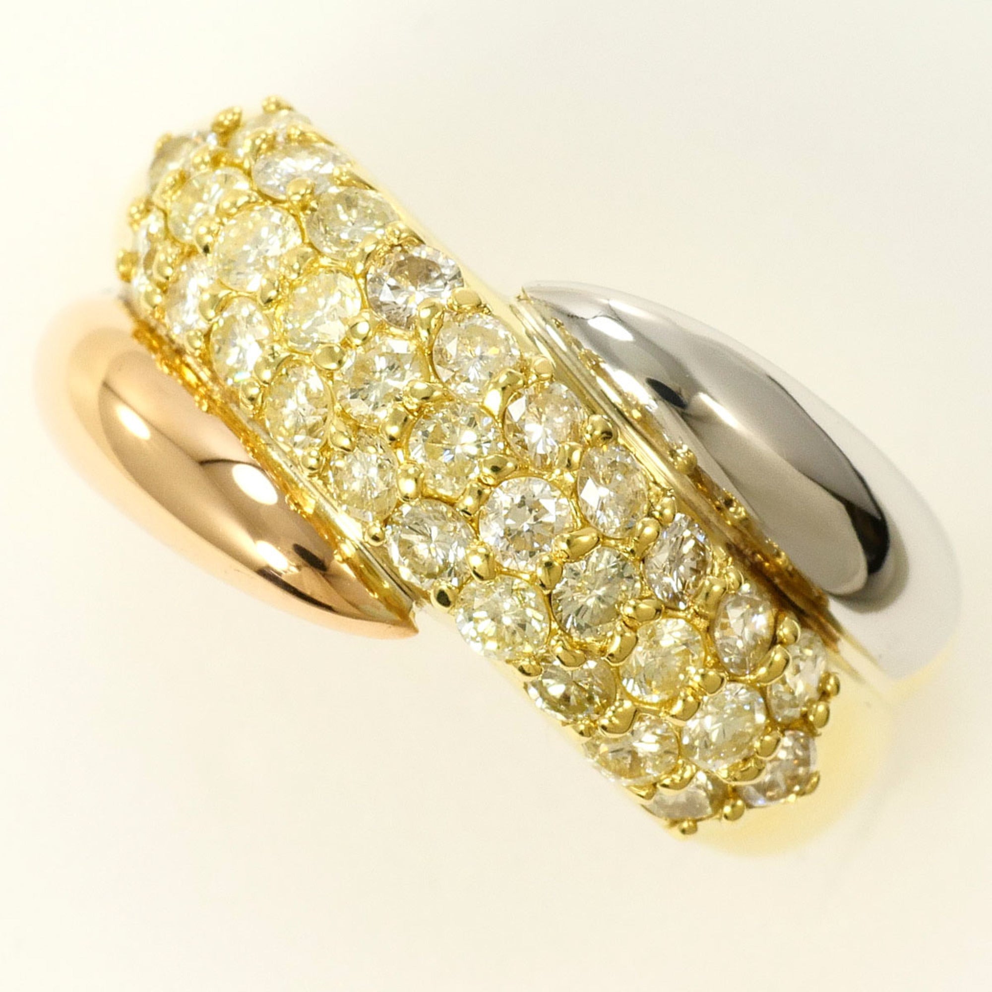 Unbranded Pink Gold Platinum Yellow Gold Yellow Gold (18K) Pink Gold (18K) Platinum 900 Band Ring (Pre-Owned)