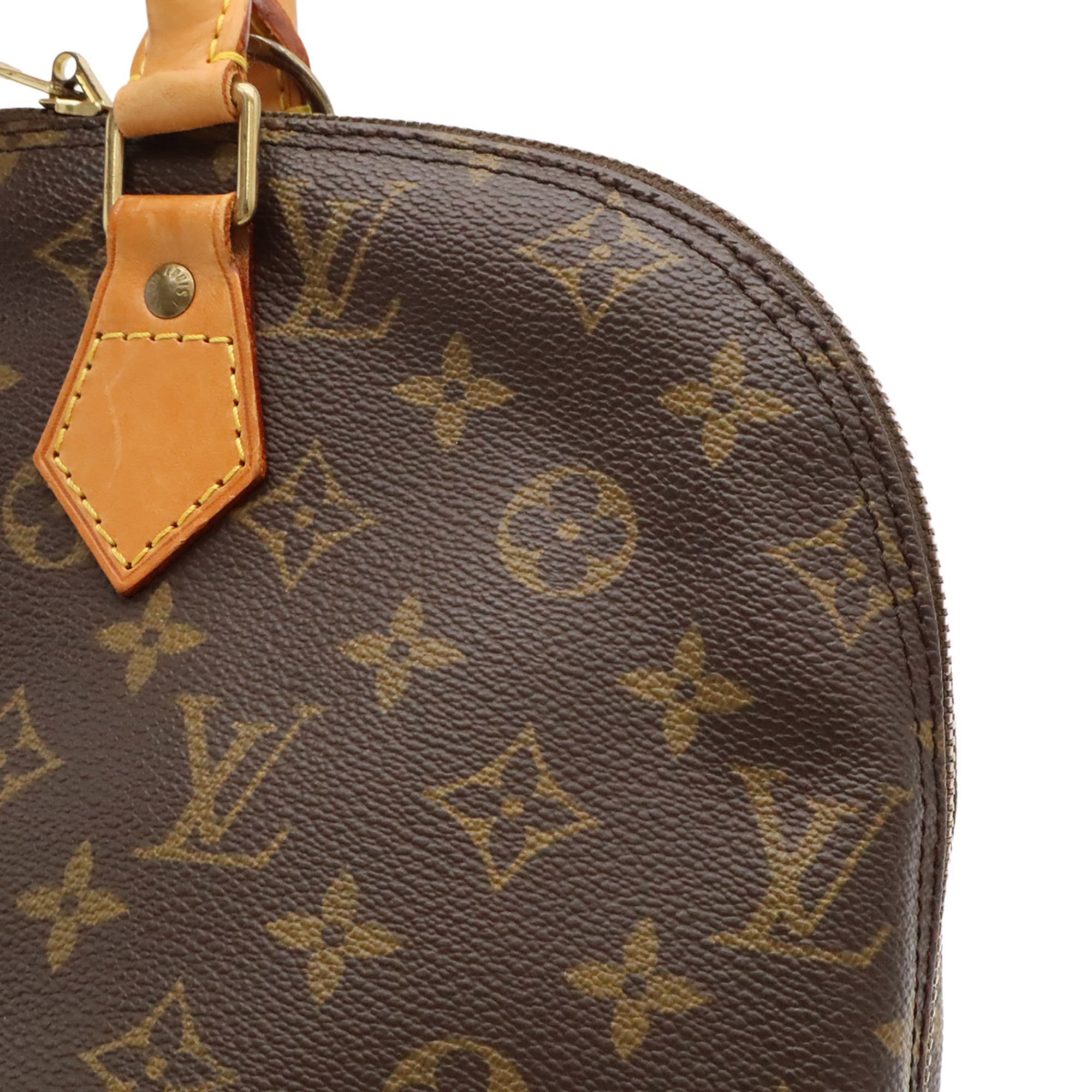 Louis Vuitton Brown Monogram Canvas Handbag (Pre-Owned)