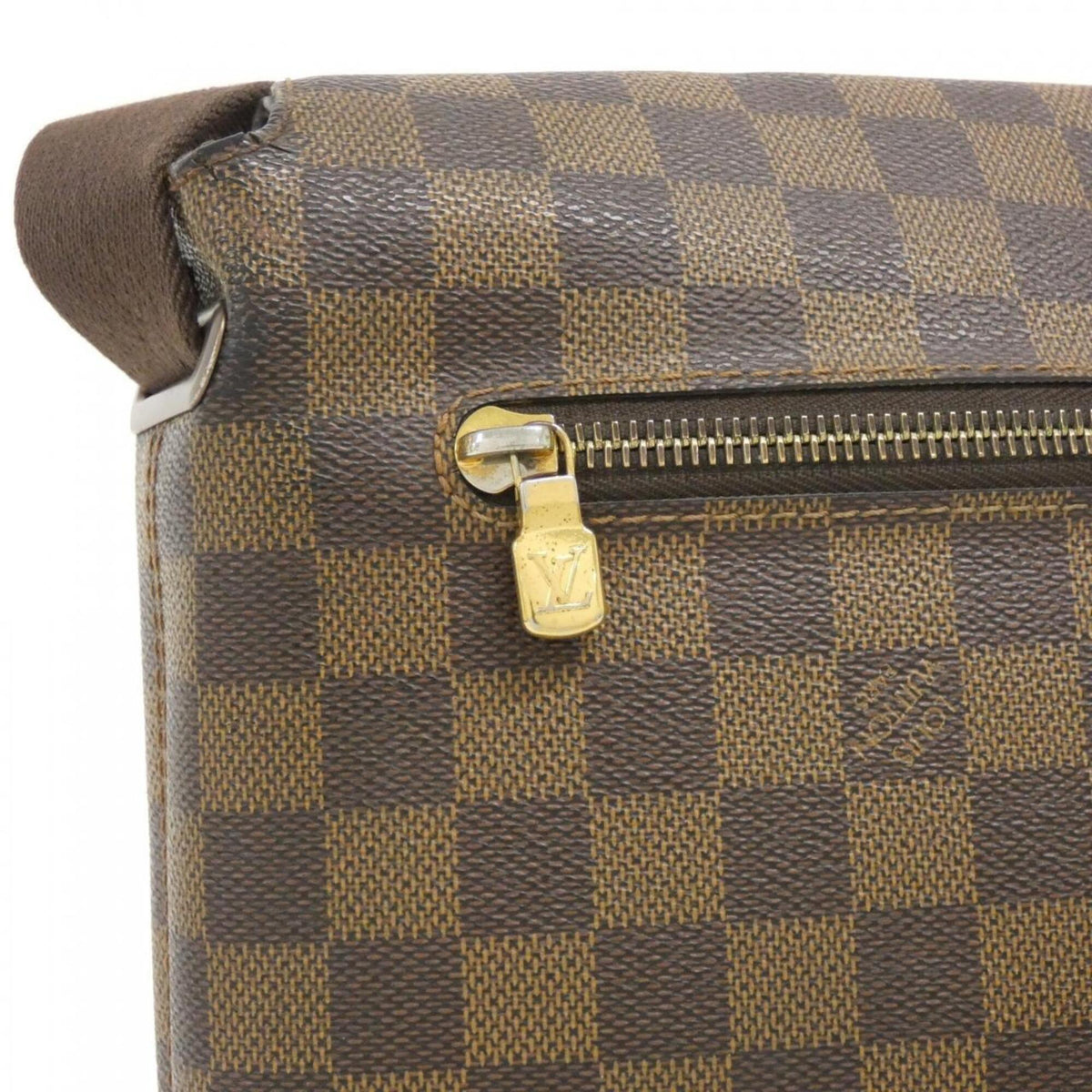 Louis Vuitton Ebene Coated Canvas Shoulder Bag (Pre-Owned)