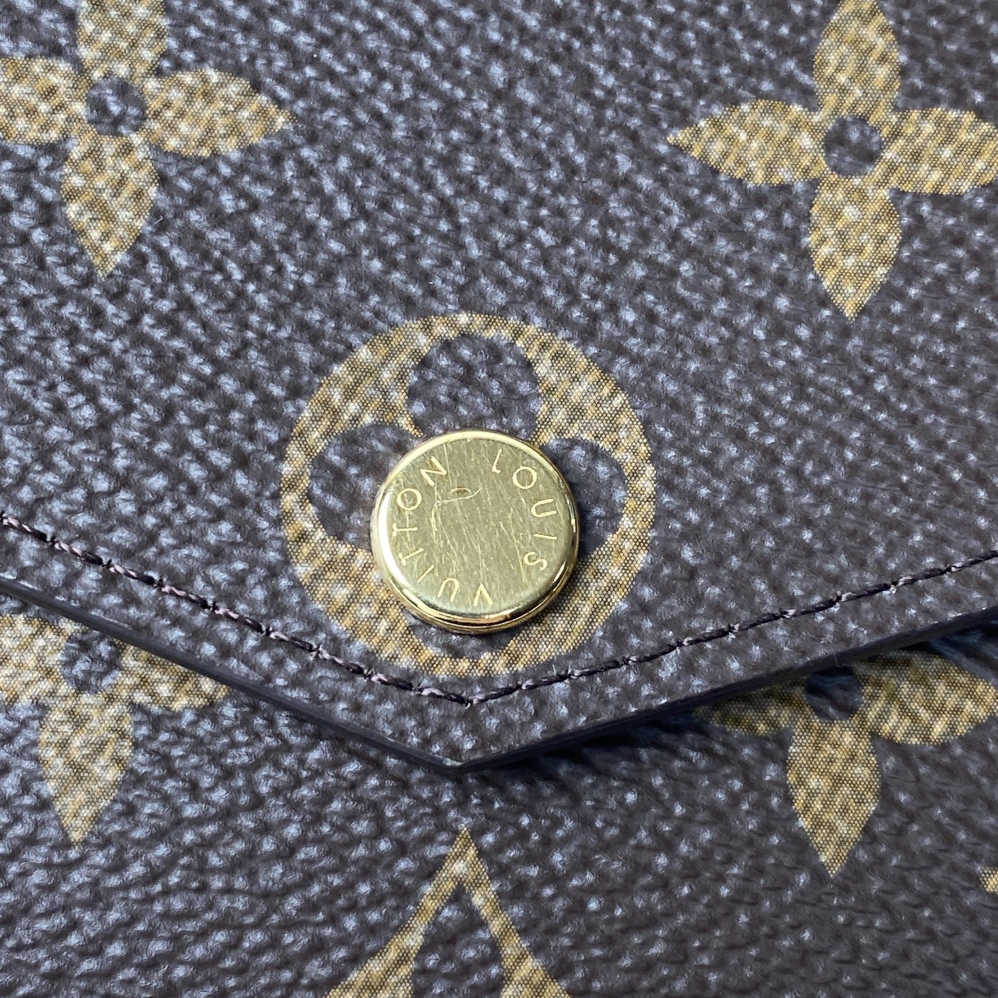 Louis Vuitton Monogram Brown Pvc Long Wallet (Bi-Fold) (Pre-Owned)