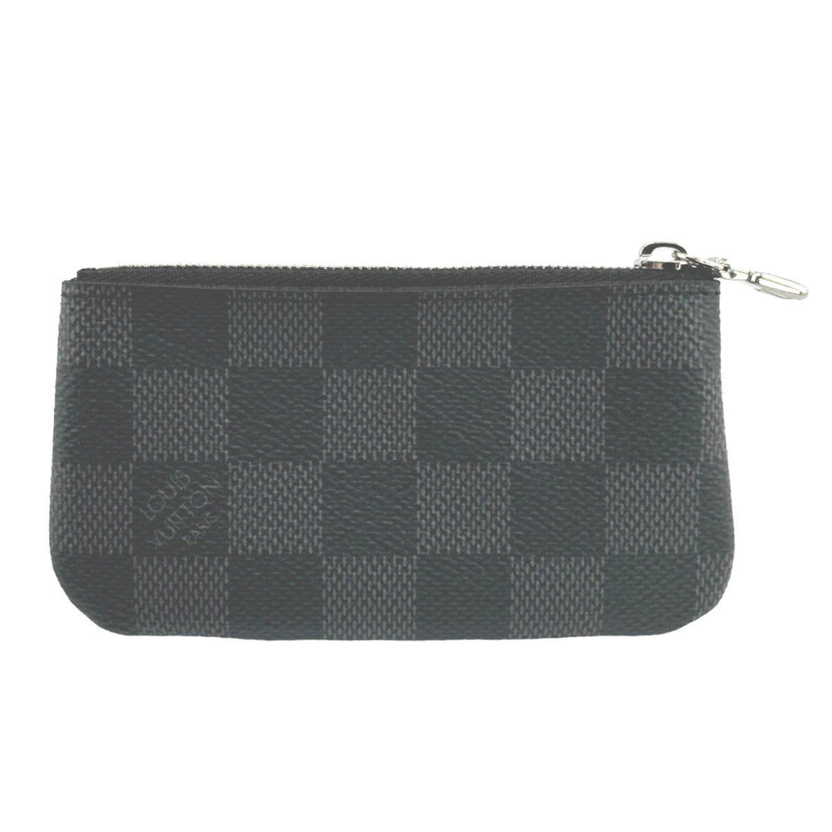 Louis Vuitton Damier Graphite Gray Damier Graphite Coin Purse/Coin Case (Pre-Owned)