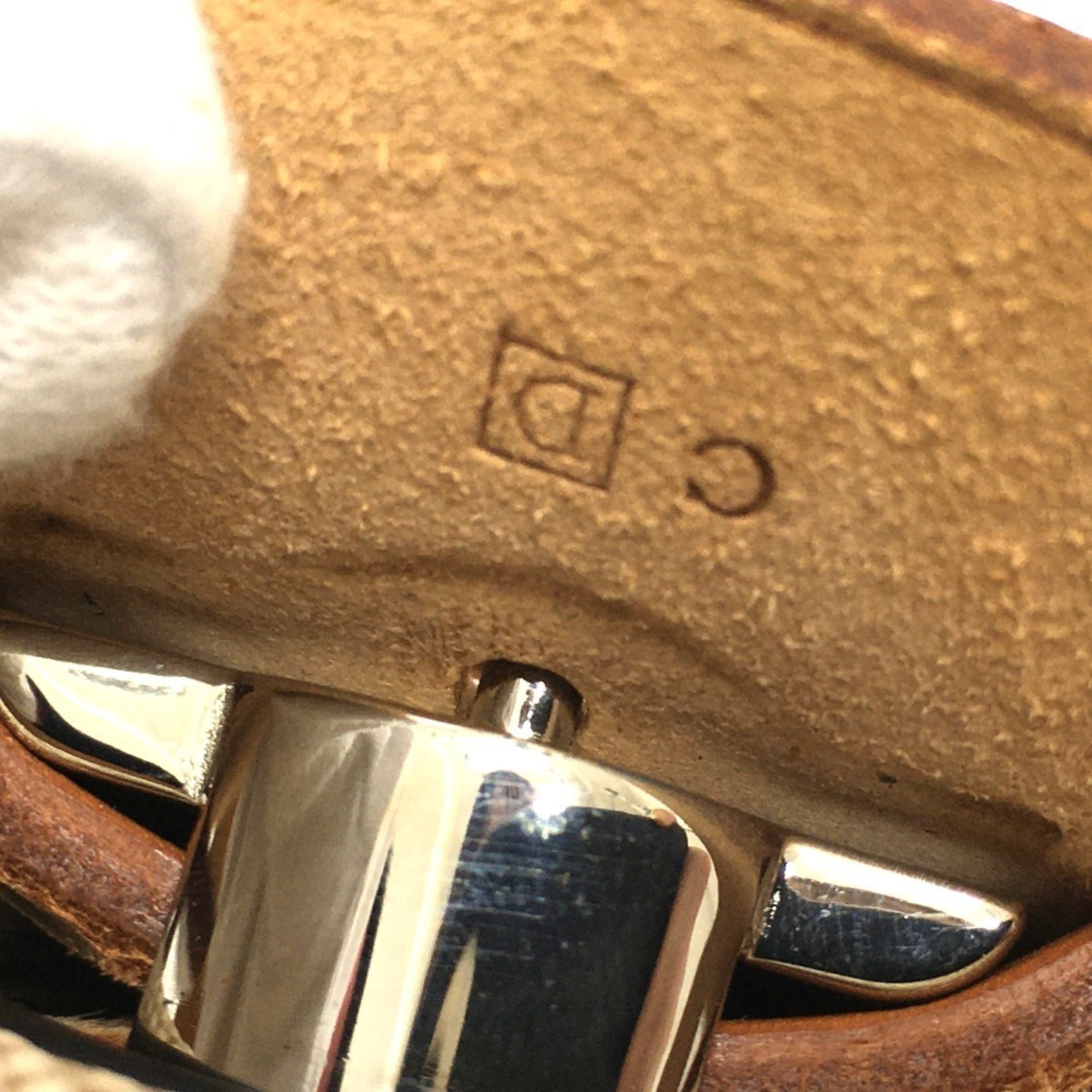 Hermes Her Bag Natural Canvas Leather Backpack (Pre-Owned)