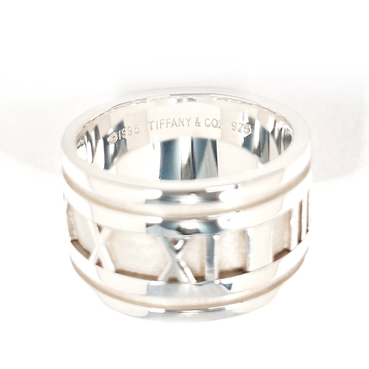 Tiffany Silver Silver 925 Band Ring (Pre-Owned)