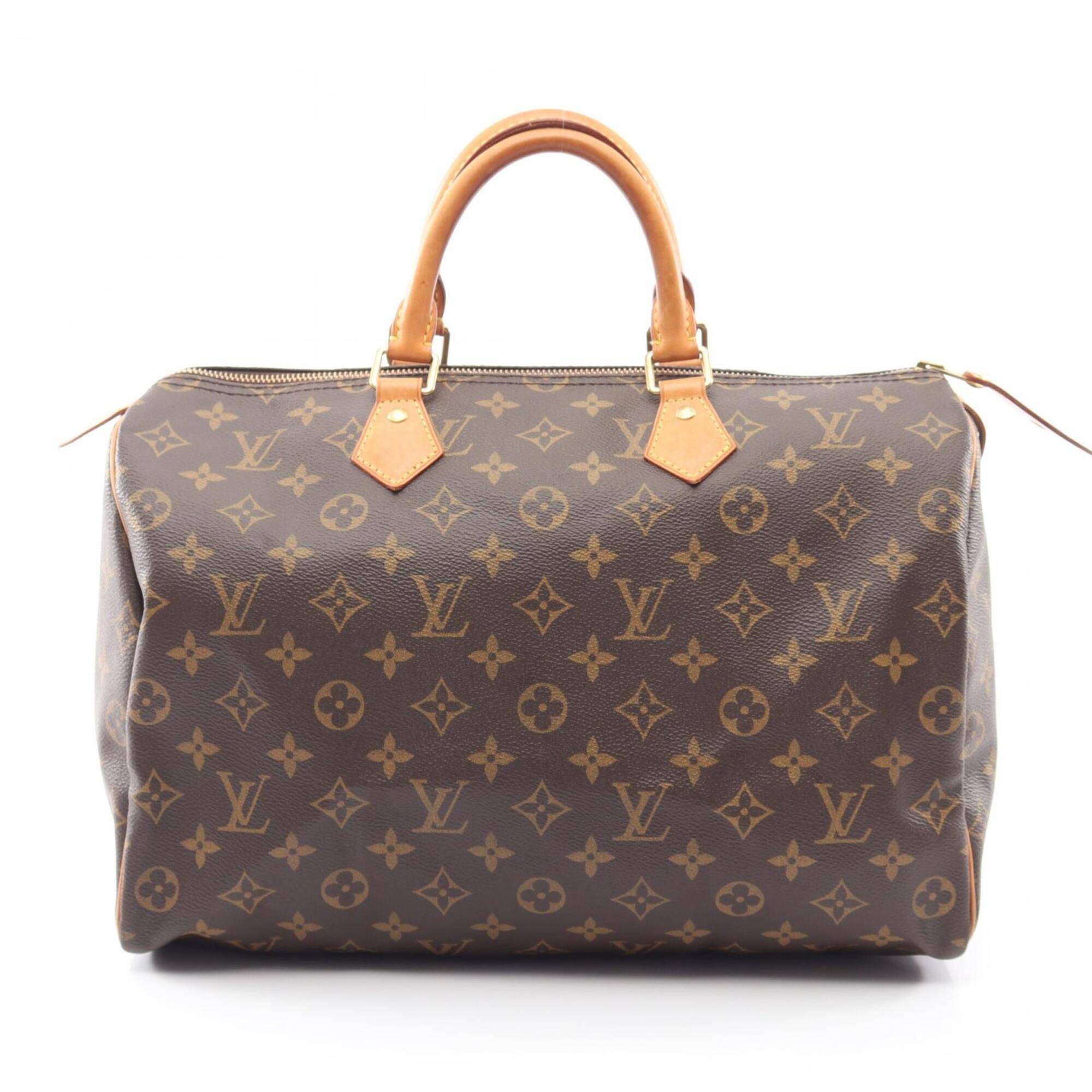 Louis Vuitton Brown Pvc Leather Handbag (Pre-Owned)