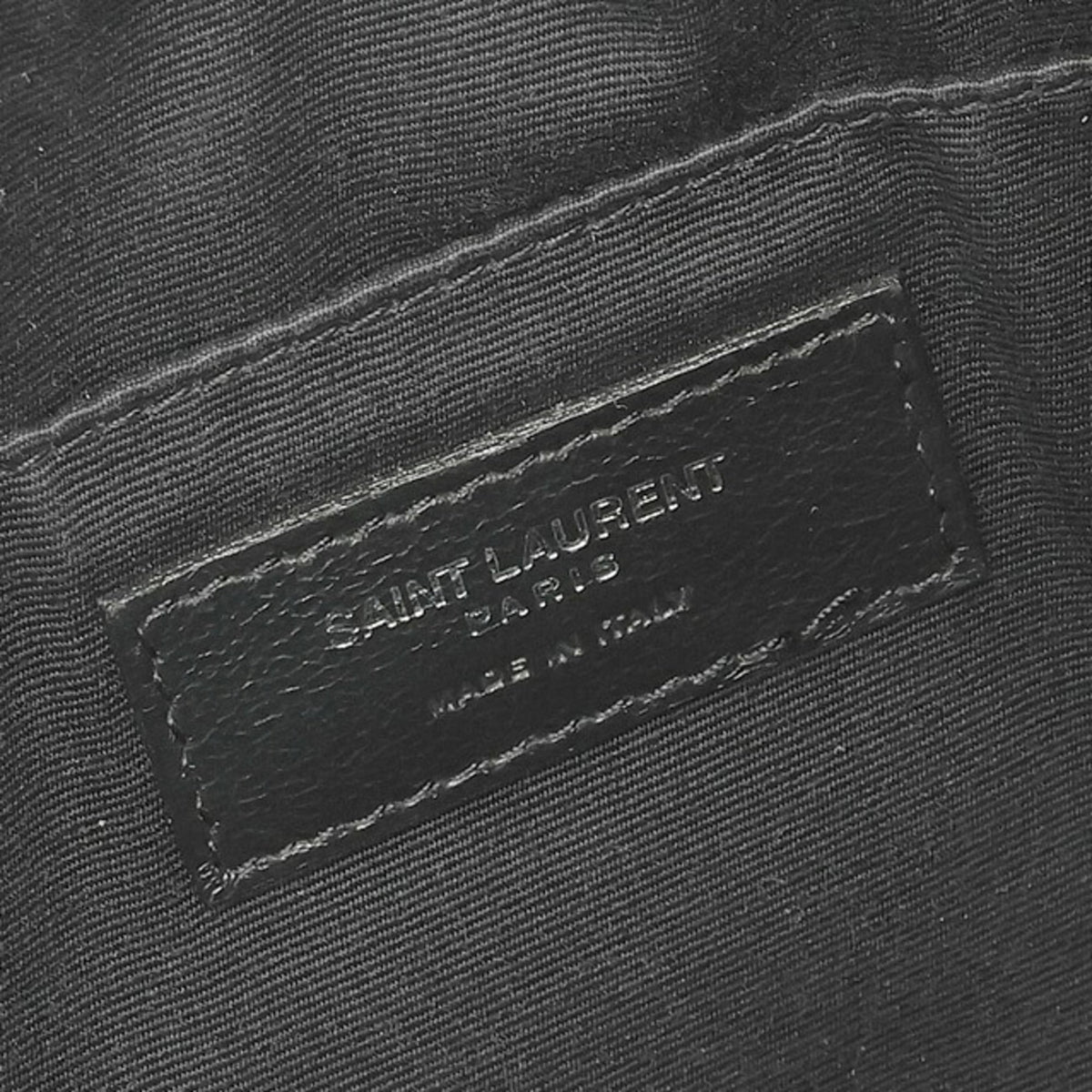 Saint Laurent Black Leather Shoulder Bag (Pre-Owned)